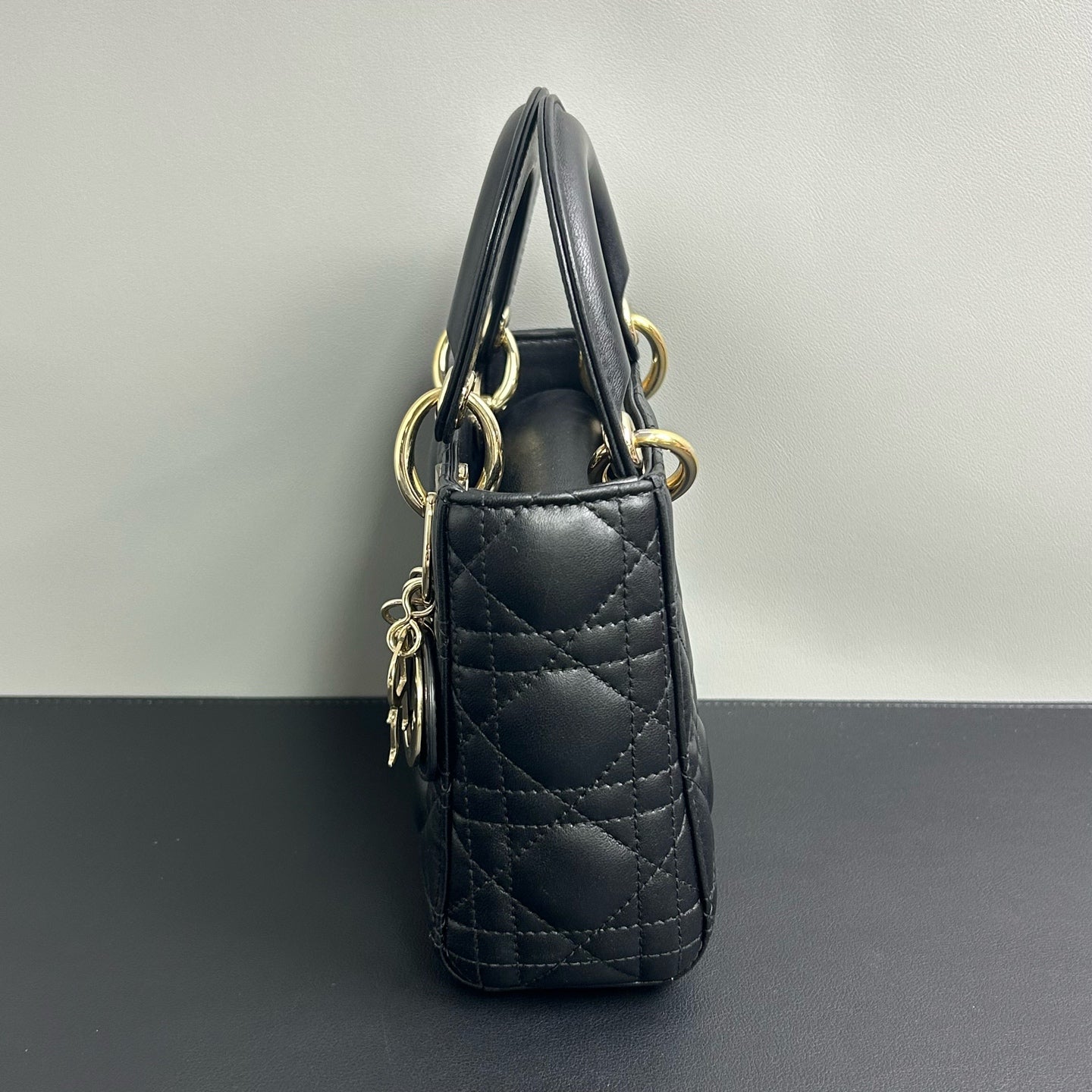 Dior - Lady - Leather - Black