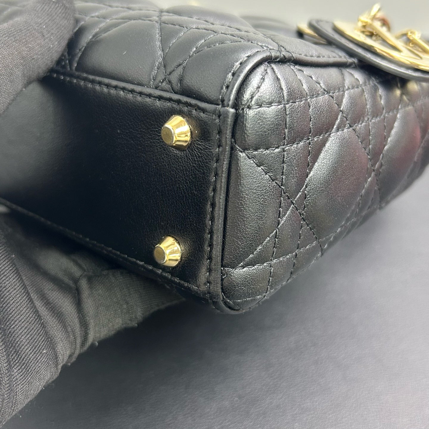 Dior - Lady - Leather - Black