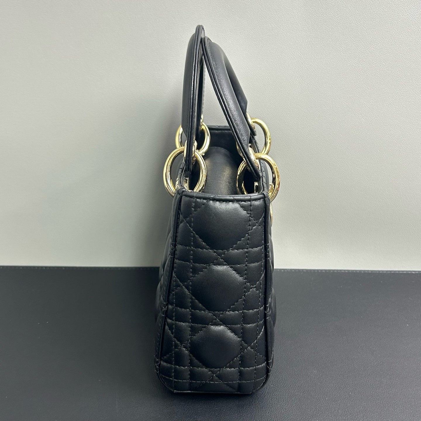 Dior - Lady - Leather - Black