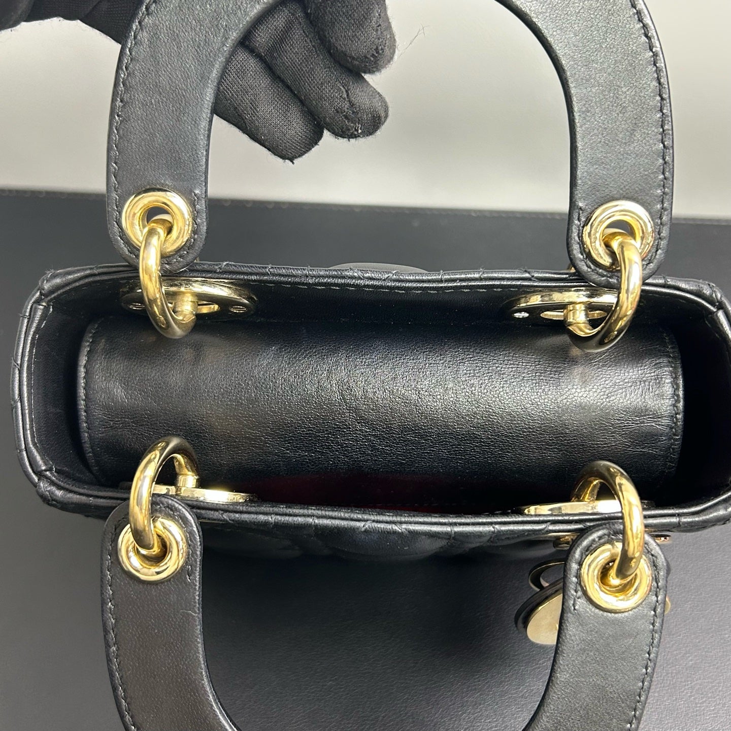Dior - Lady - Leather - Black