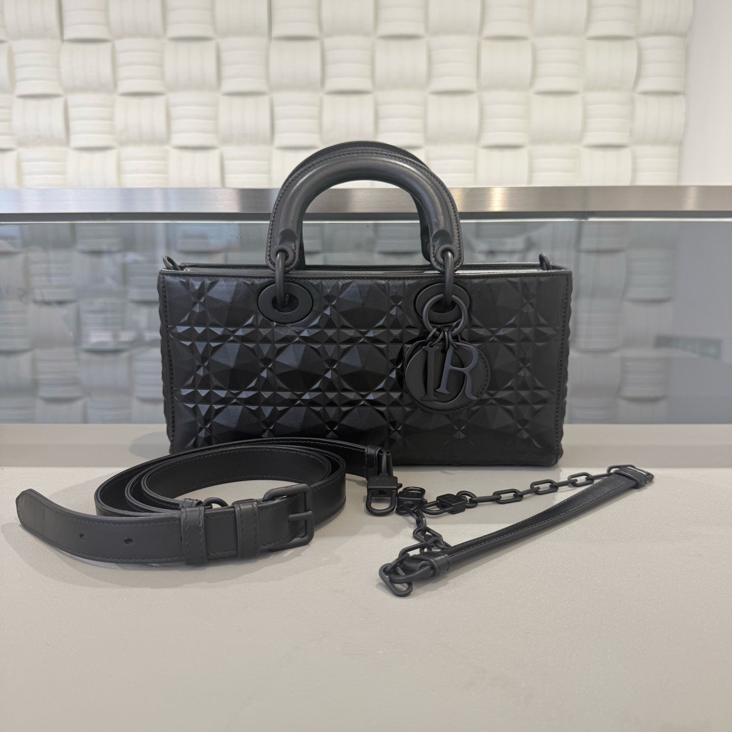 Dior - Lady D-joy - Leather - Black - (Medium)