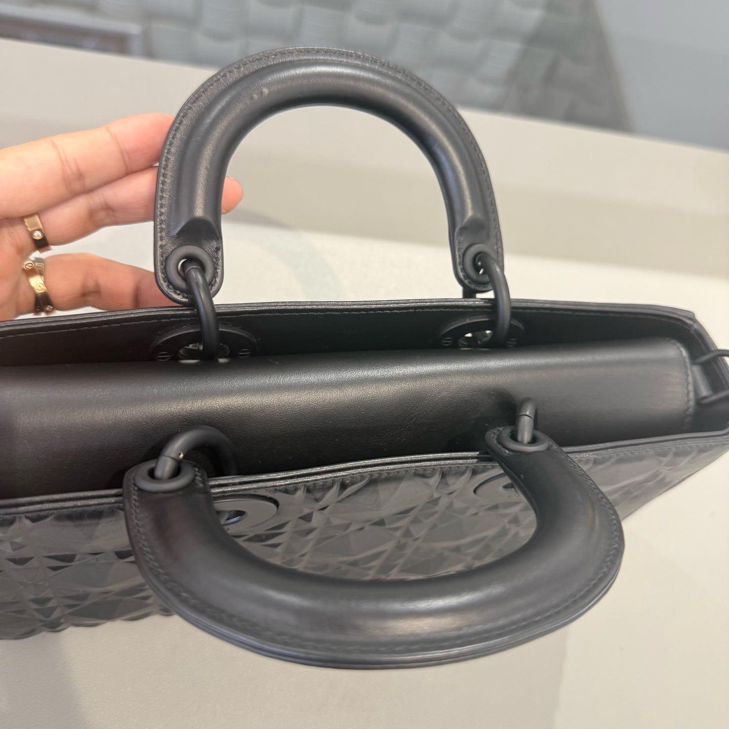 Dior - Lady D-Joy - Leather - Black - (medium)