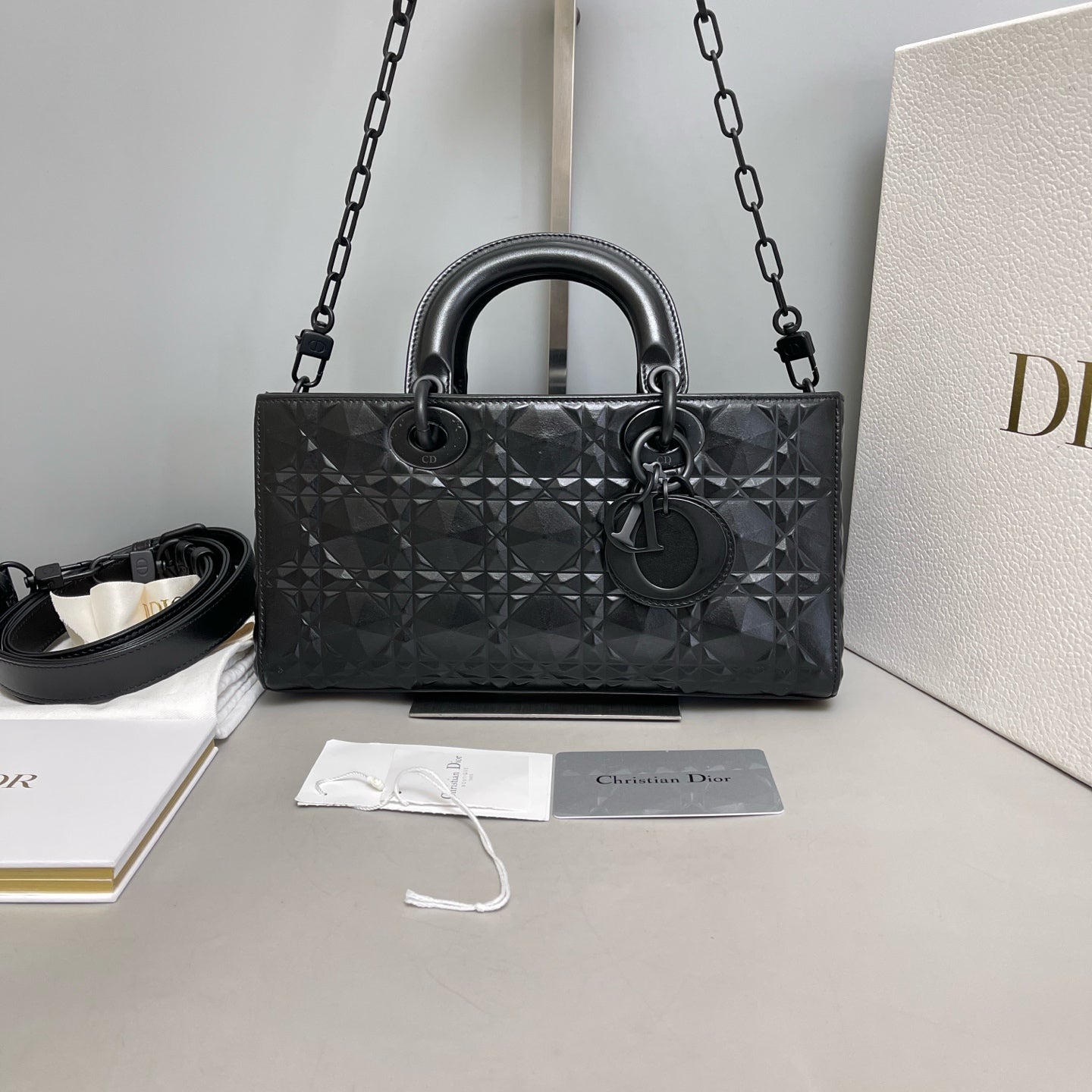 Dior - Lady D-joy - Leather - Black - (Small)