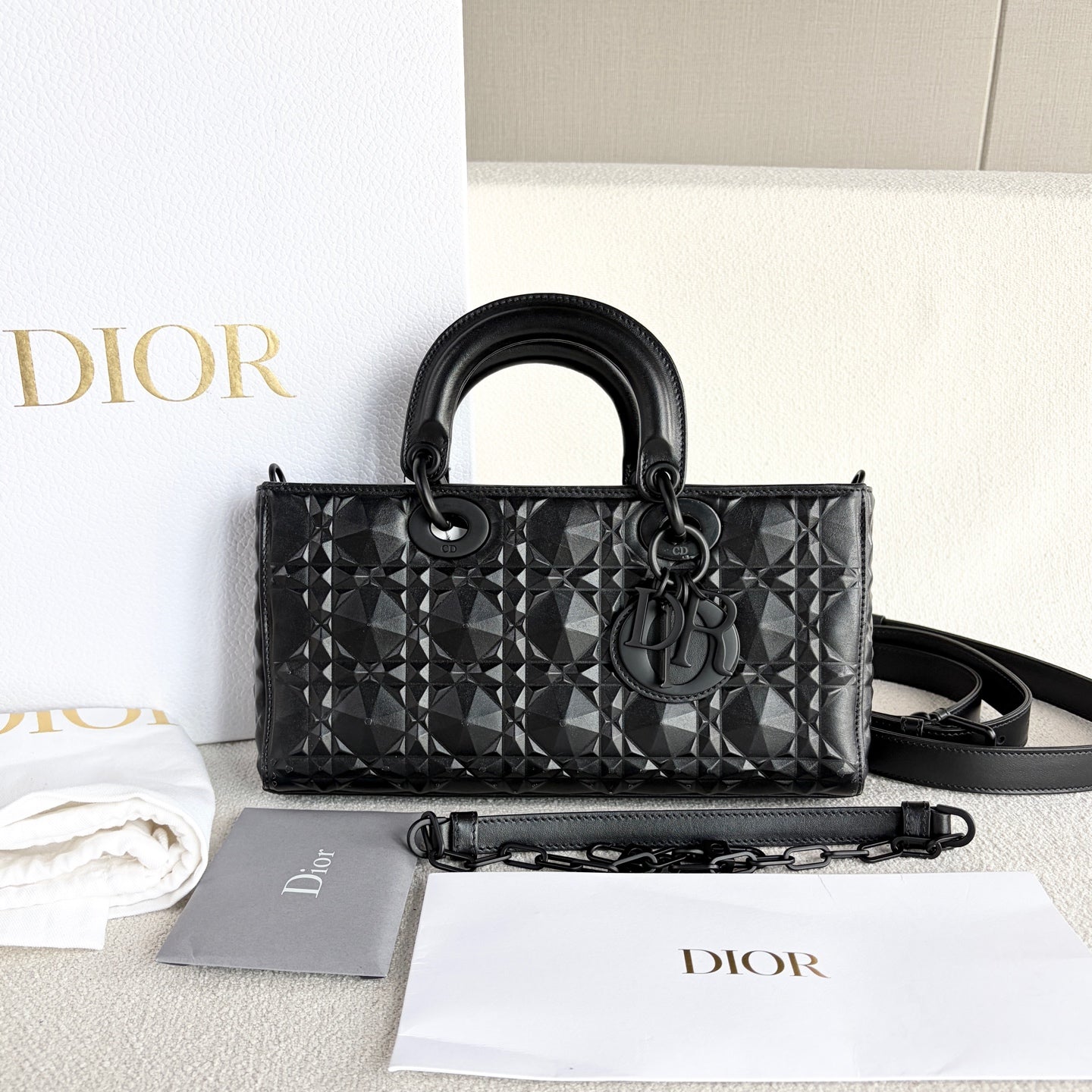 Dior - Lady D-joy - Leather - Black - (small)