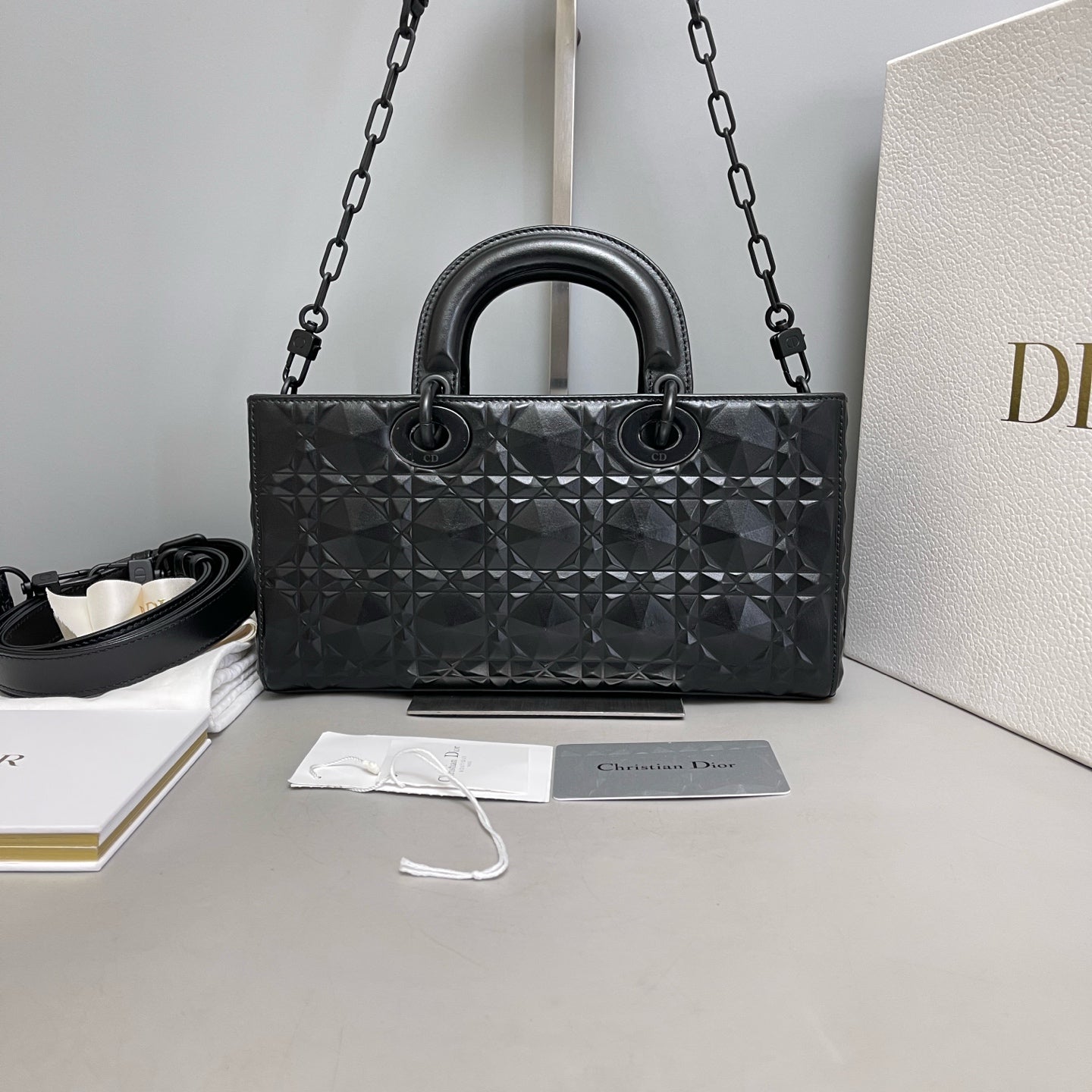 Dior - Lady D-joy - Leather - Black - (Small)