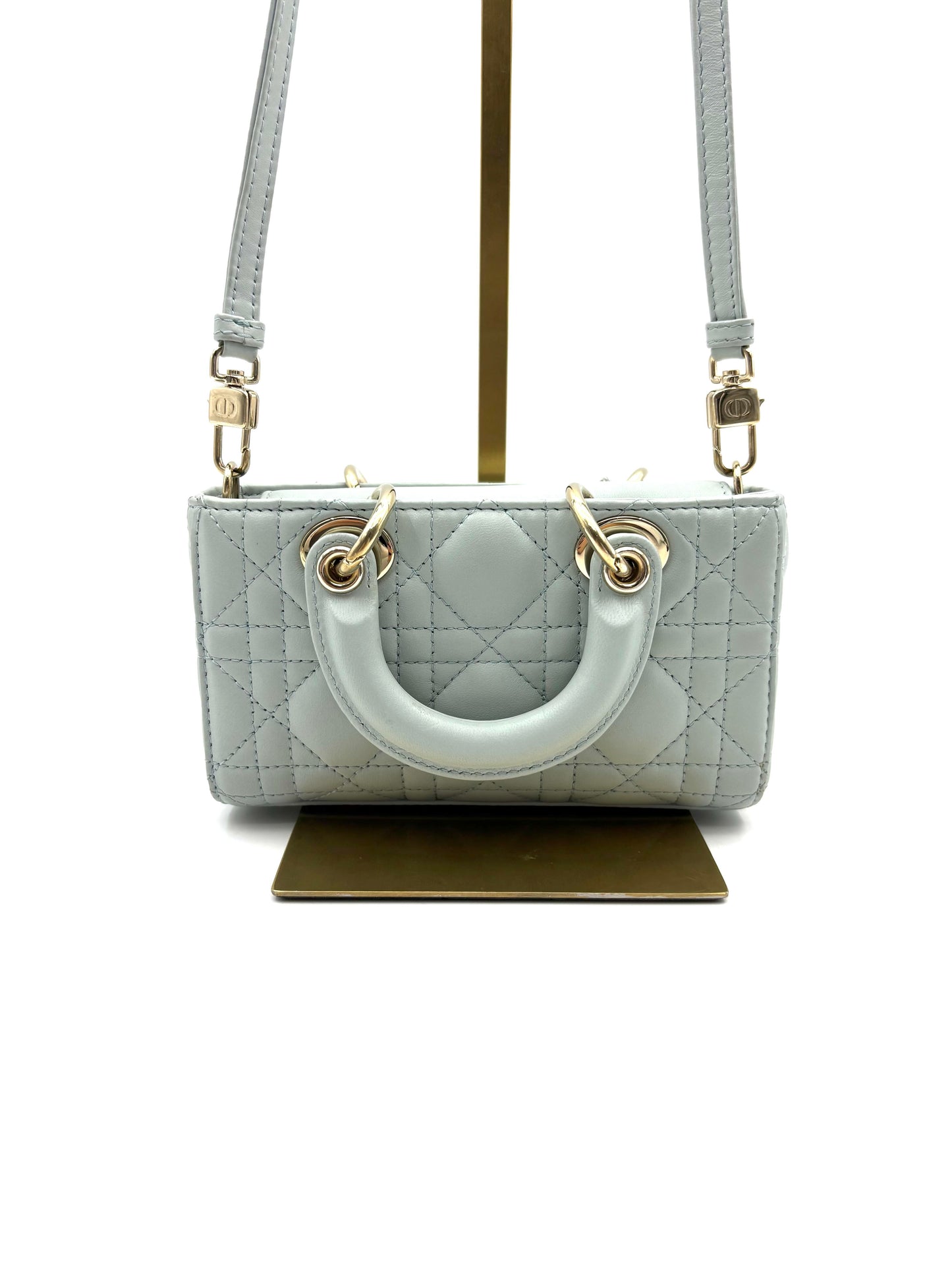 Dior - Lady D-Joy - Leather - Blue - (mini)