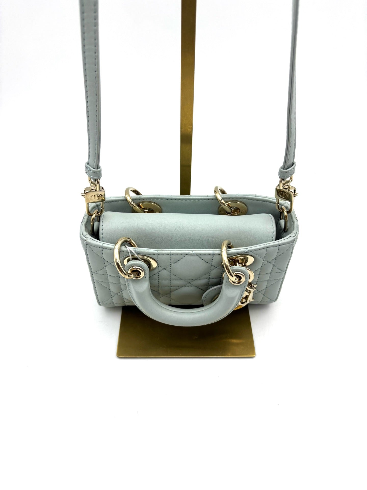 Dior - Lady D-Joy - Leather - Blue - (mini)