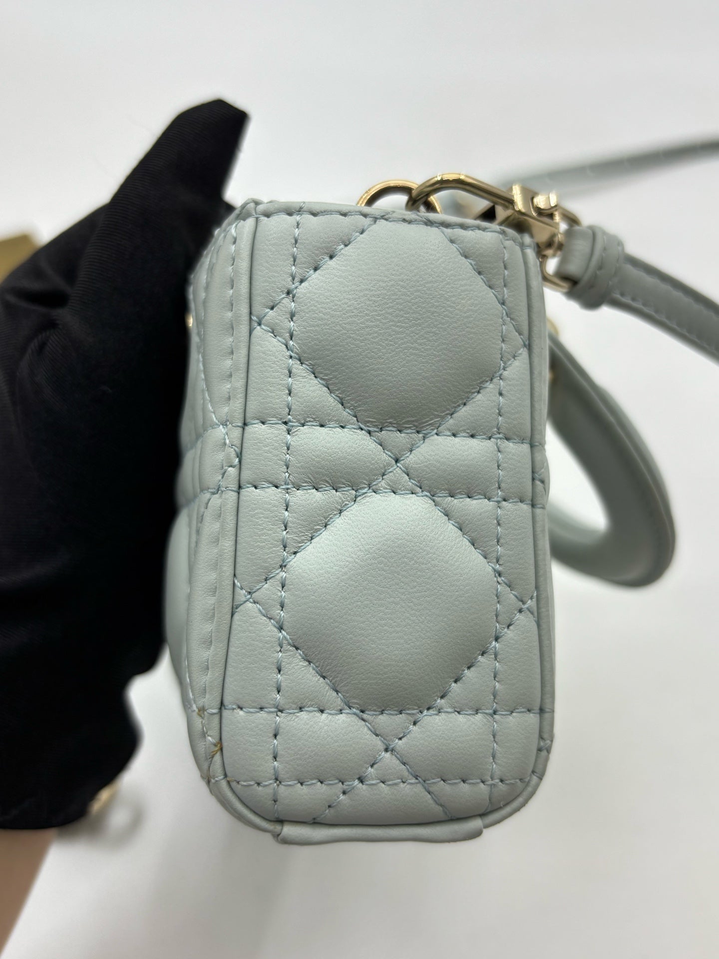 Dior - Lady D-Joy - Leather - Blue - (mini)