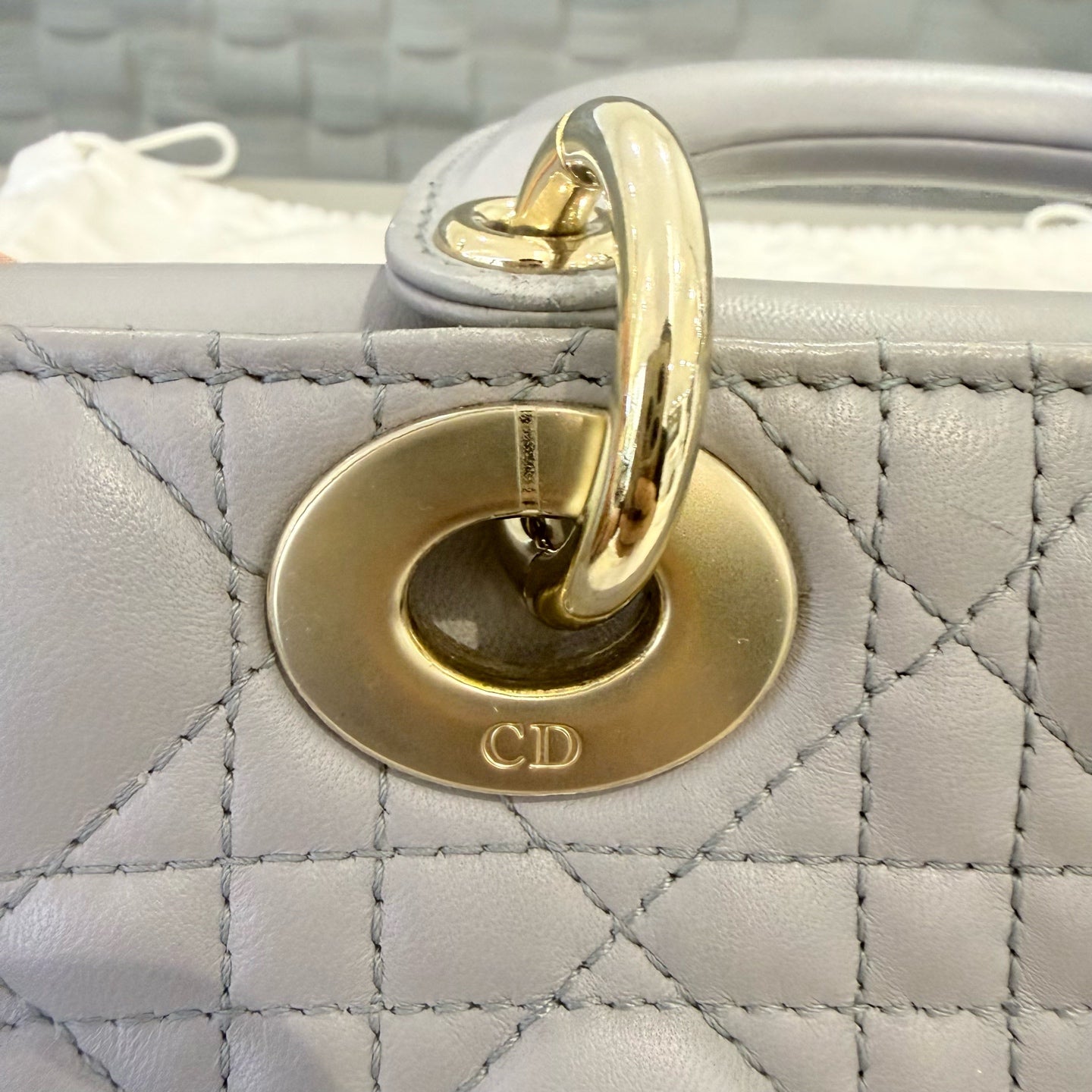 Dior - Lady D-Joy - Leather - Grey - (mini)