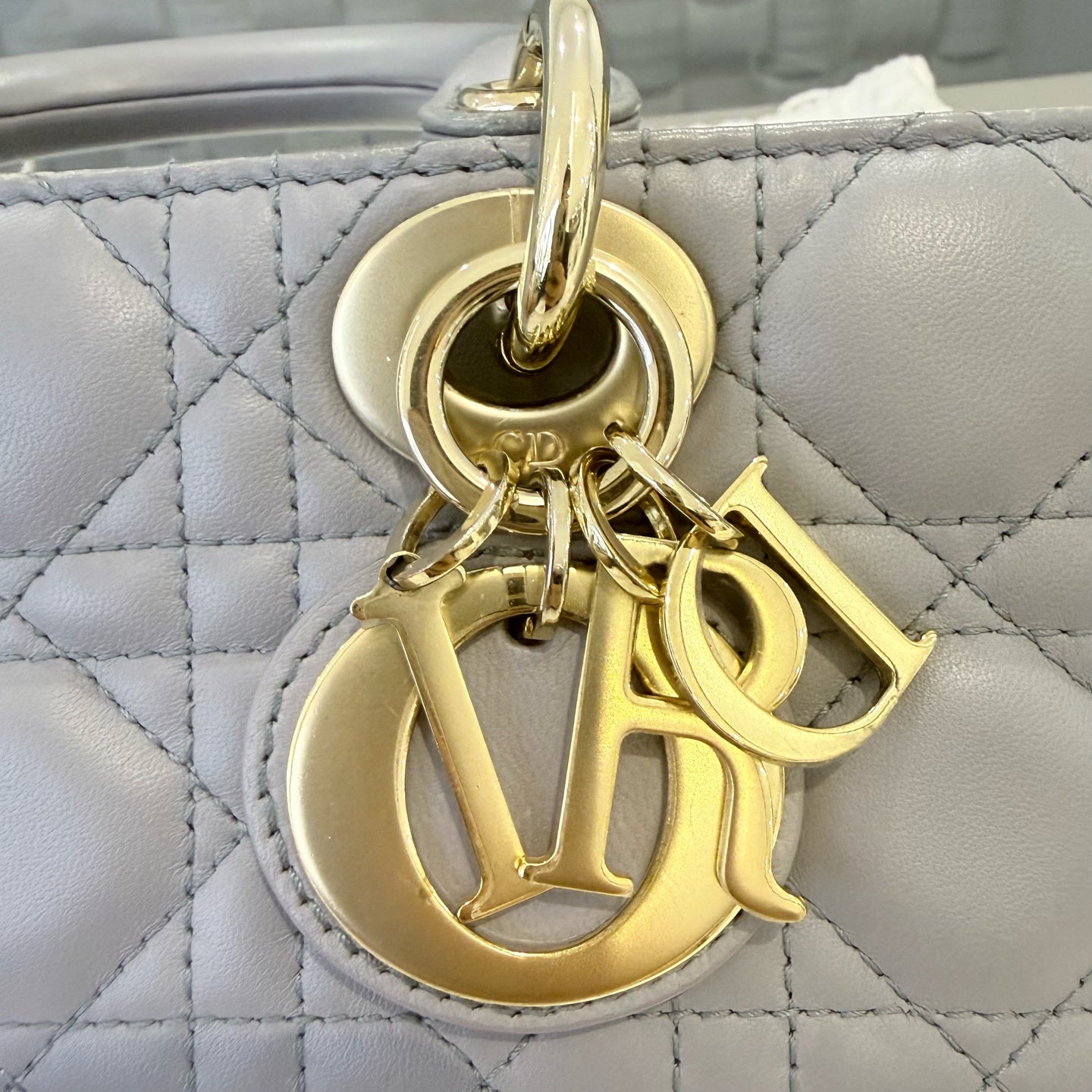 Dior - Lady D-Joy - Leather - Grey - (mini)