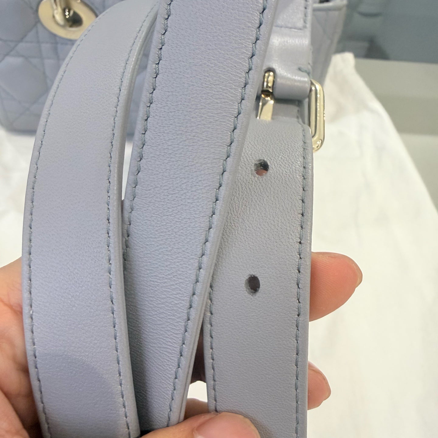 Dior - Lady D-Joy - Leather - Grey - (mini)