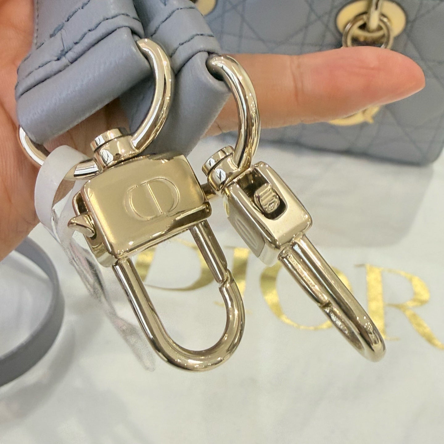 Dior - Lady D-Joy - Leather - Grey - (mini)