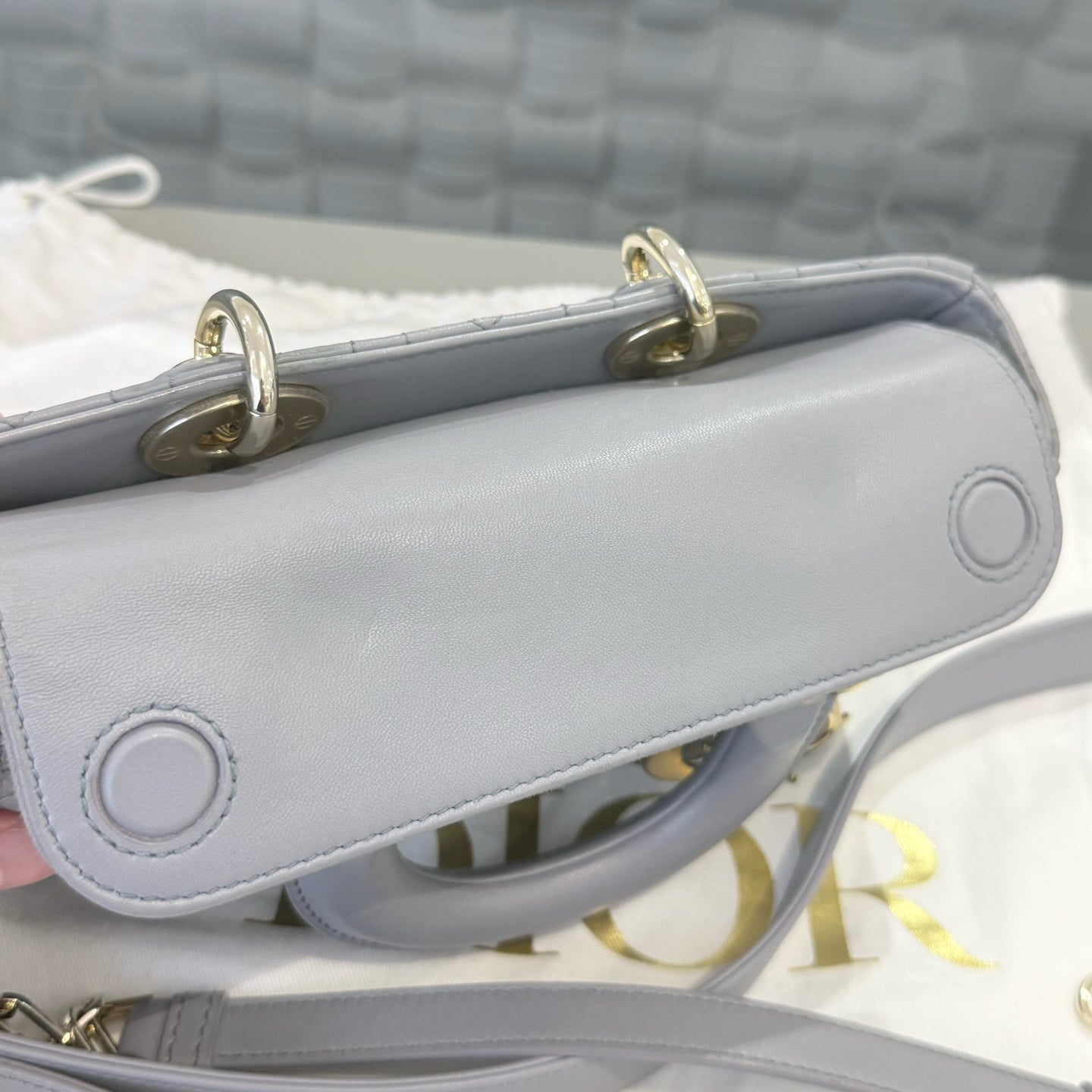 Dior - Lady D-Joy - Leather - Grey - (mini)