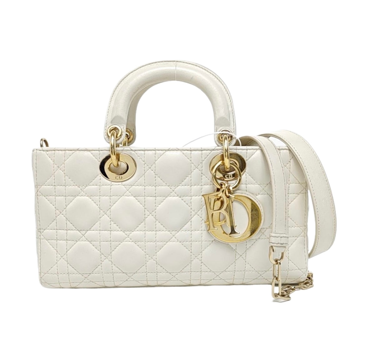 Dior - Lady D-Joy - Leather - White - (small)