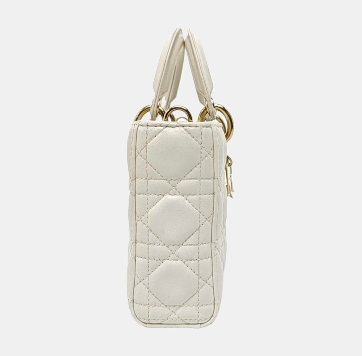 Dior - Lady D-Joy - Leather - White - (small)