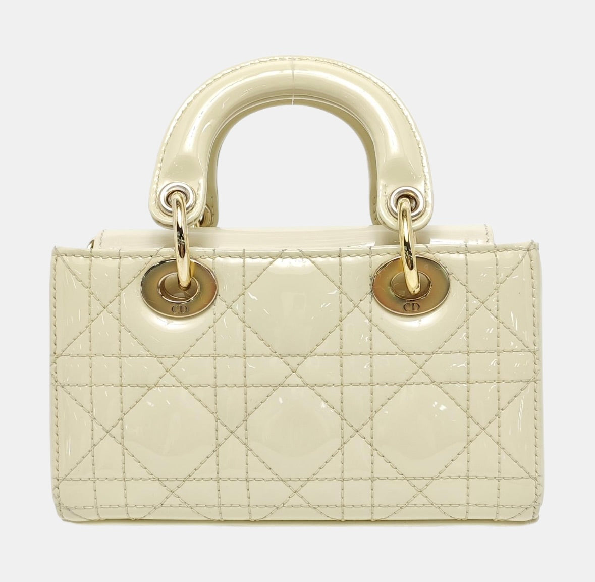 Dior - Lady D-Joy - Patent leather - Beige - (mini)