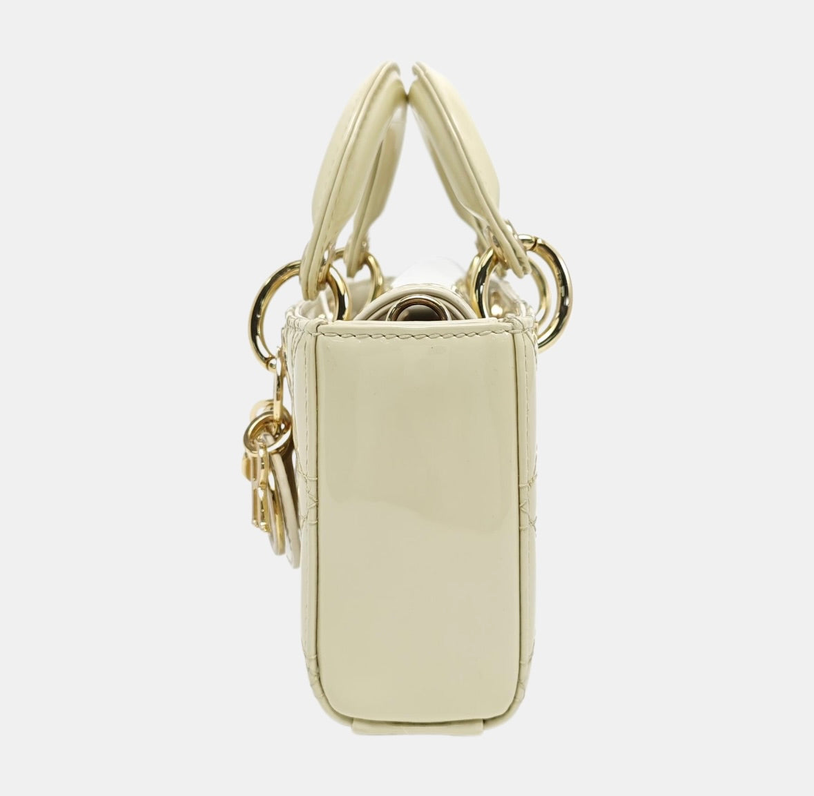 Dior - Lady D-Joy - Patent leather - Beige - (mini)