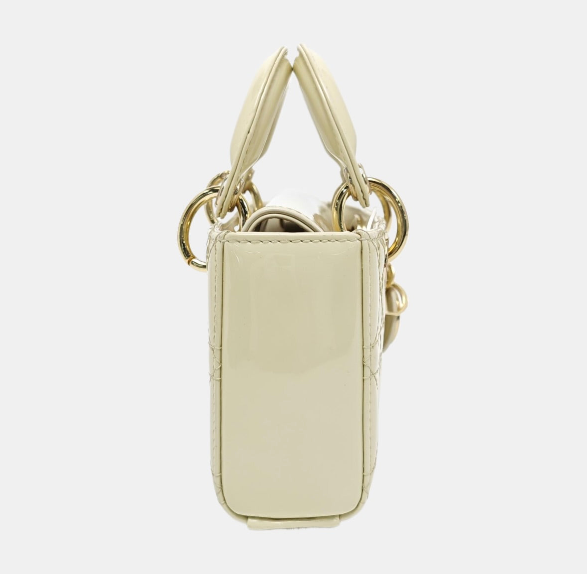 Dior - Lady D-Joy - Patent leather - Beige - (mini)