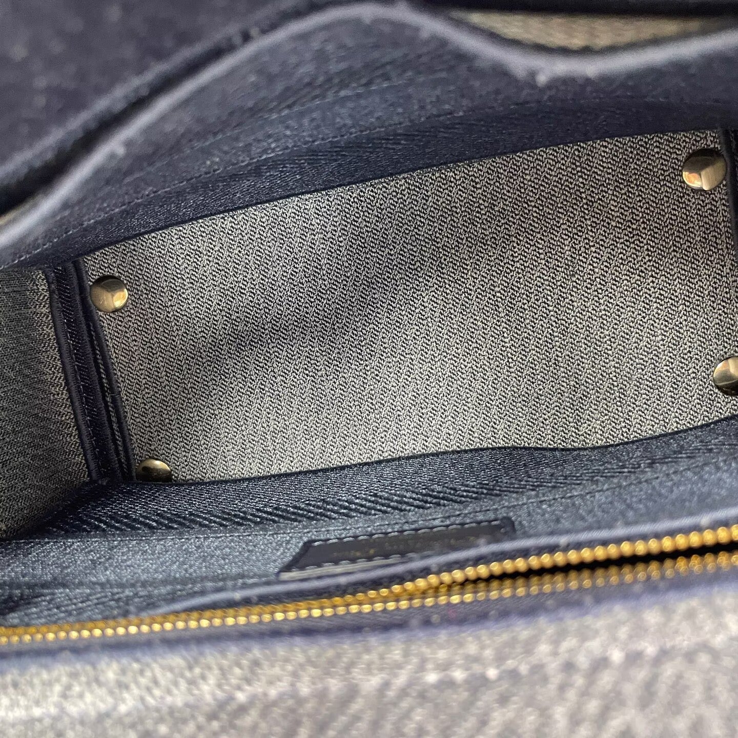 Dior - Lady D-Lite - Denim - Blue with Light Gold-Tone Hardware - (medium)