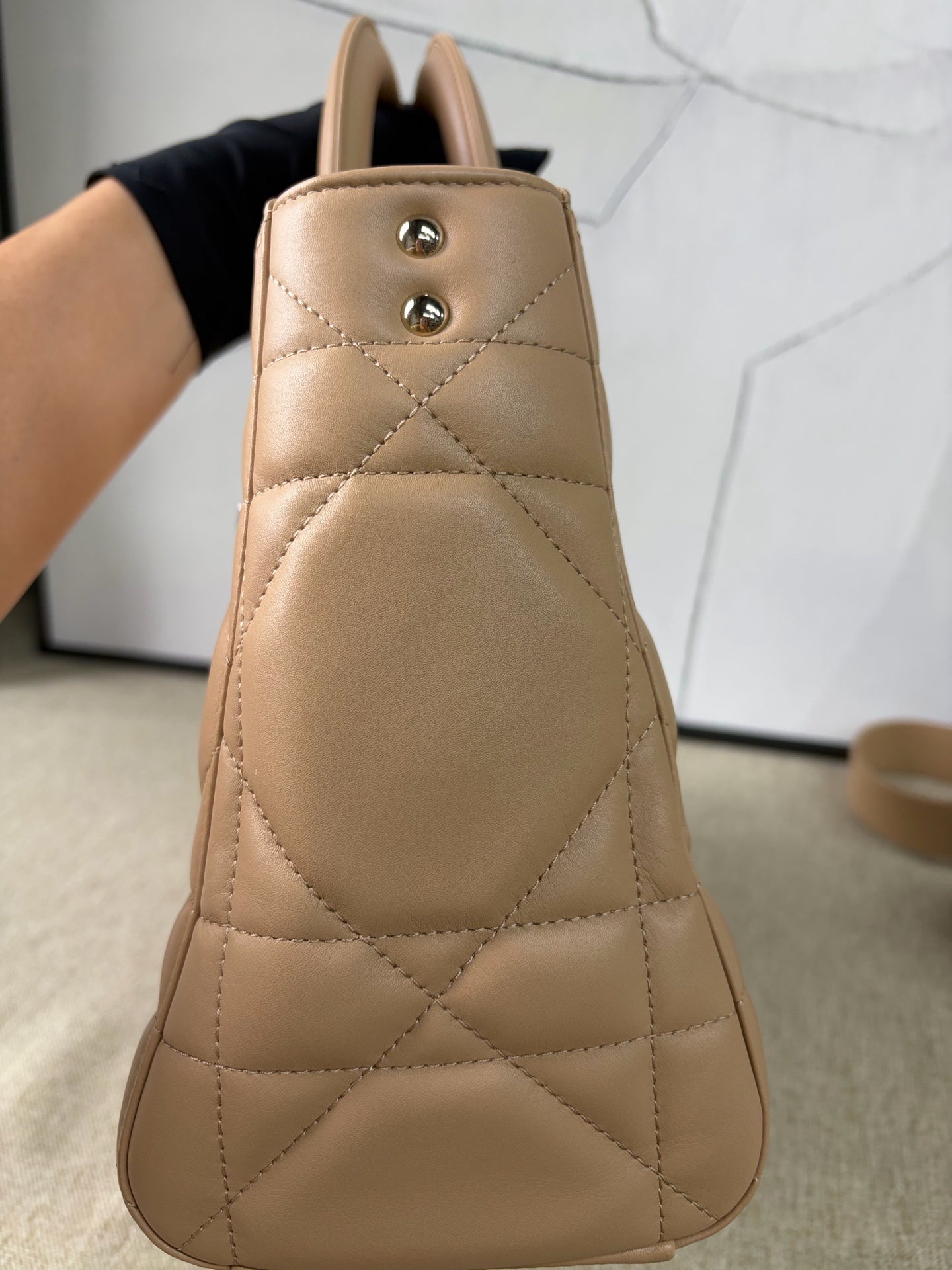 Dior - Lady D-sire My ABCDior - Leather - Beige - (medium)