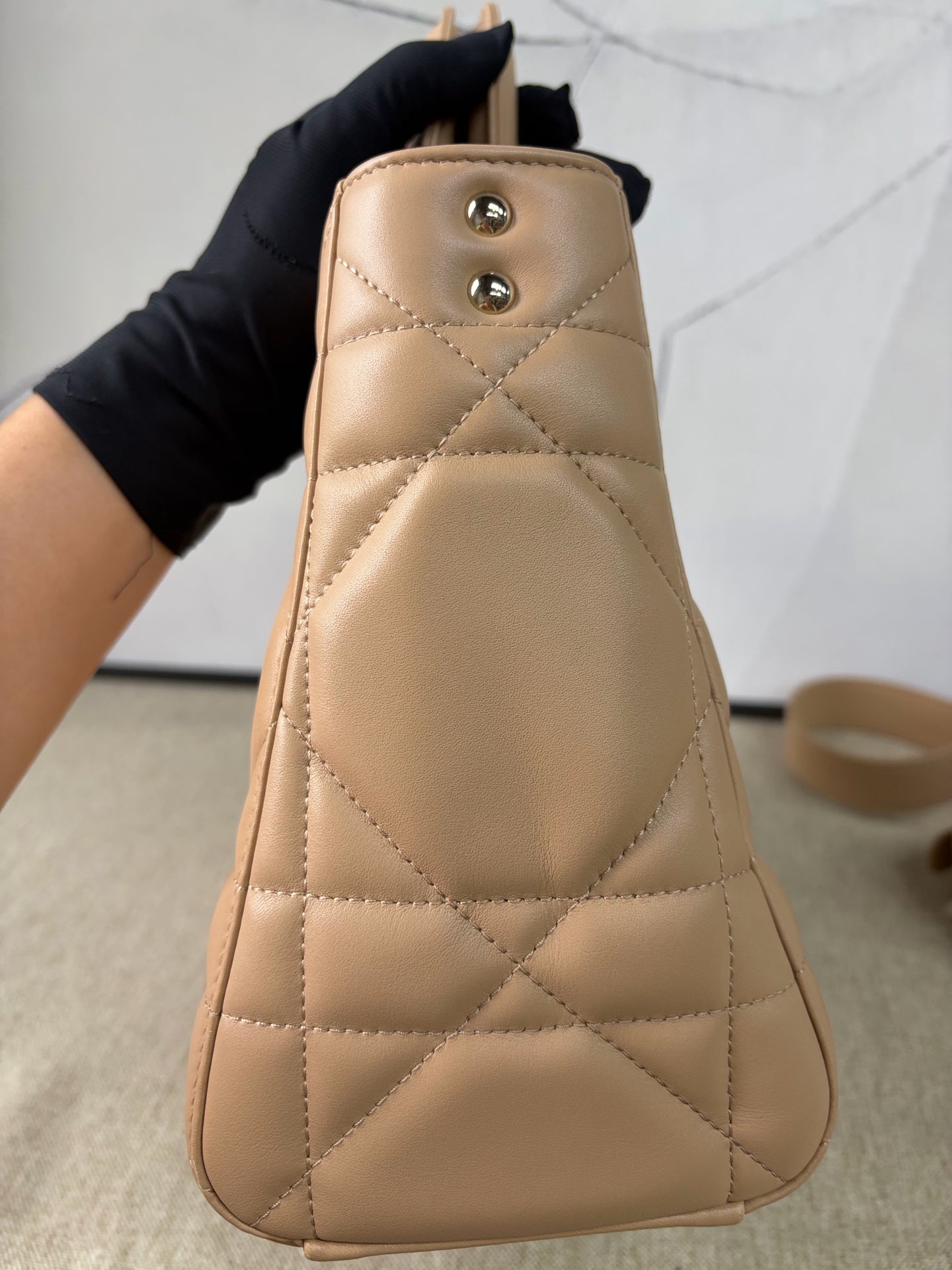 Dior - Lady D-sire My ABCDior - Leather - Beige - (medium)