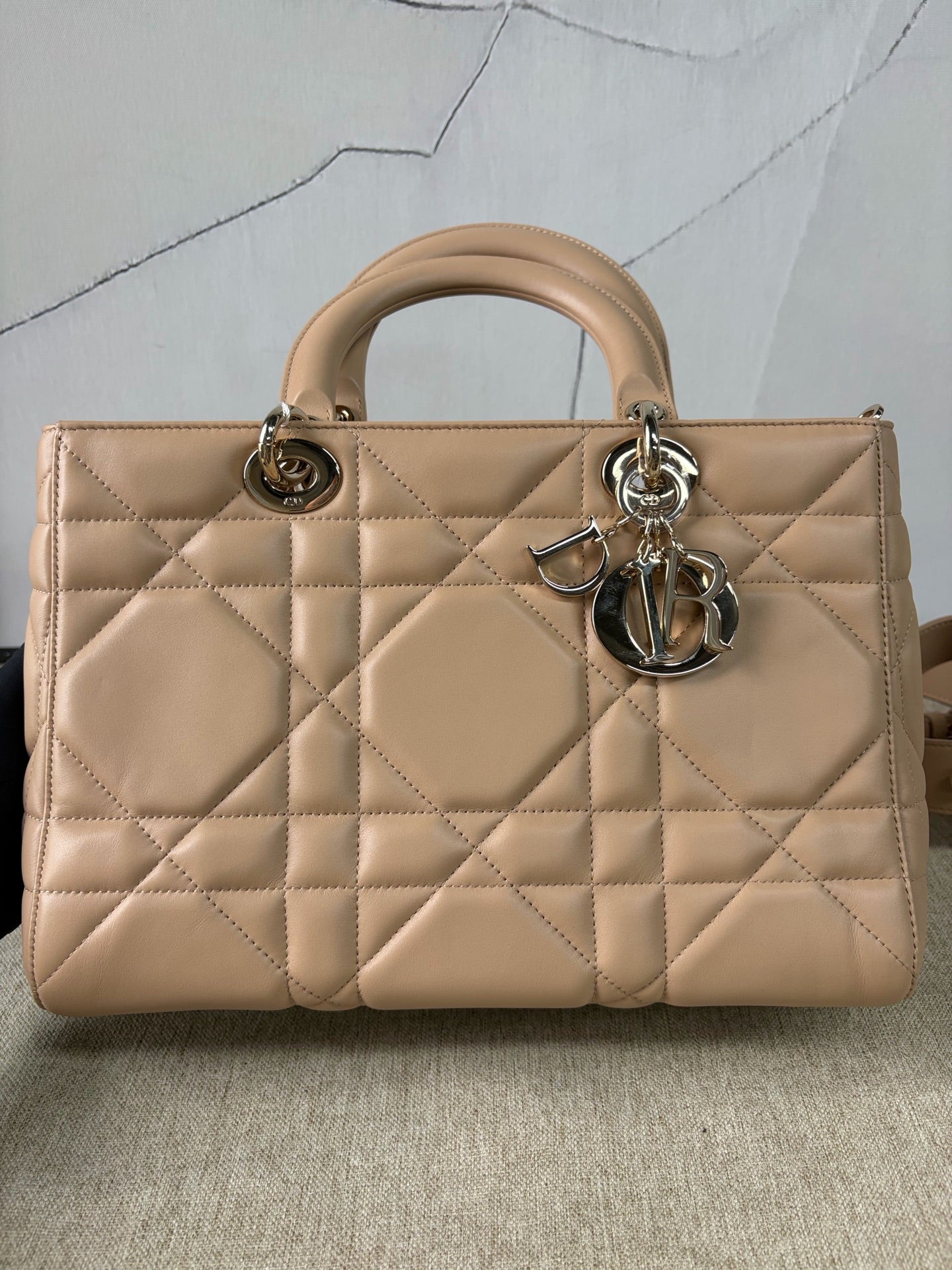 Dior - Lady D-sire My ABCDior - Leather - Beige - (medium)