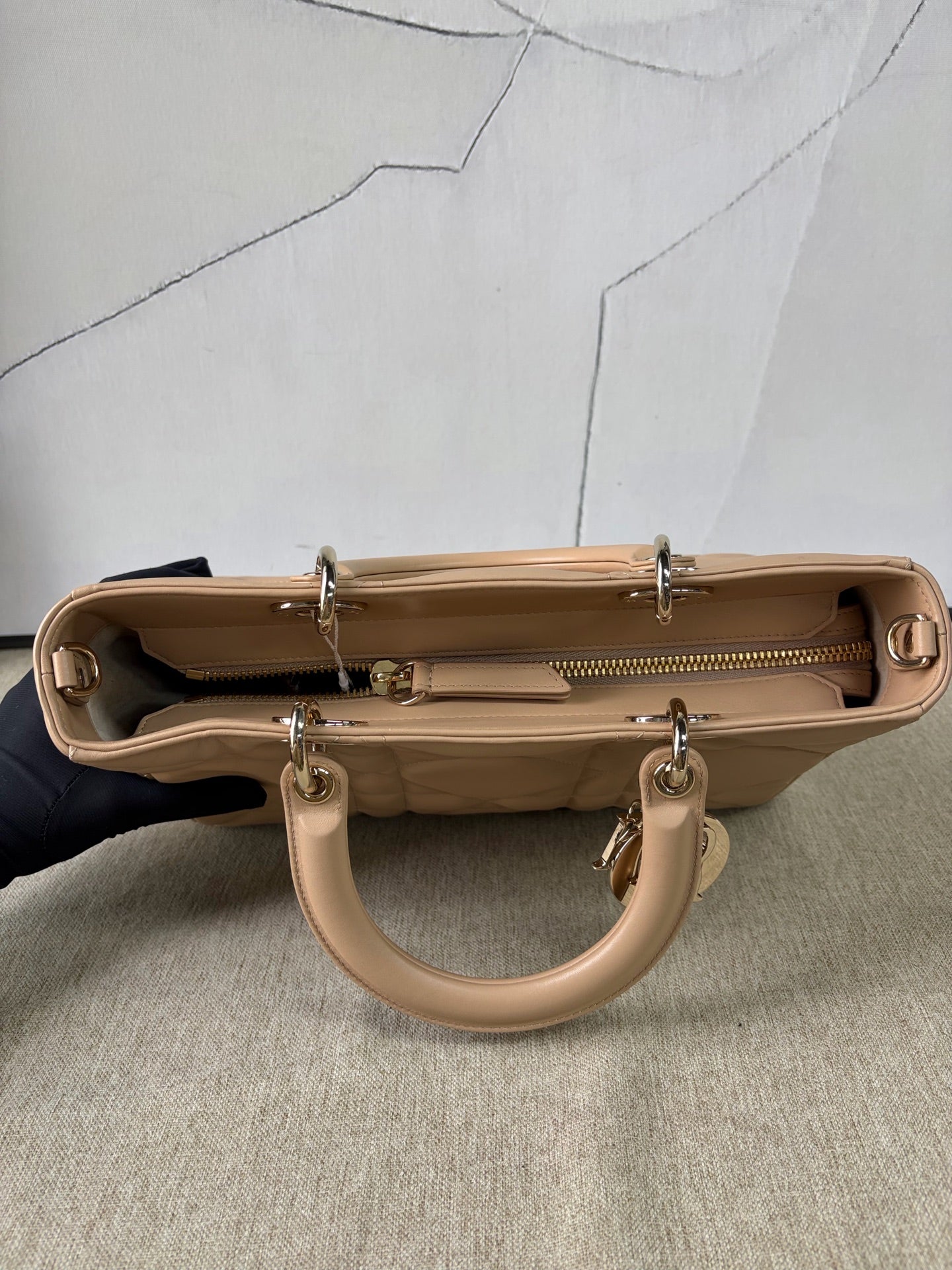 Dior - Lady D-sire My ABCDior - Leather - Beige - (medium)