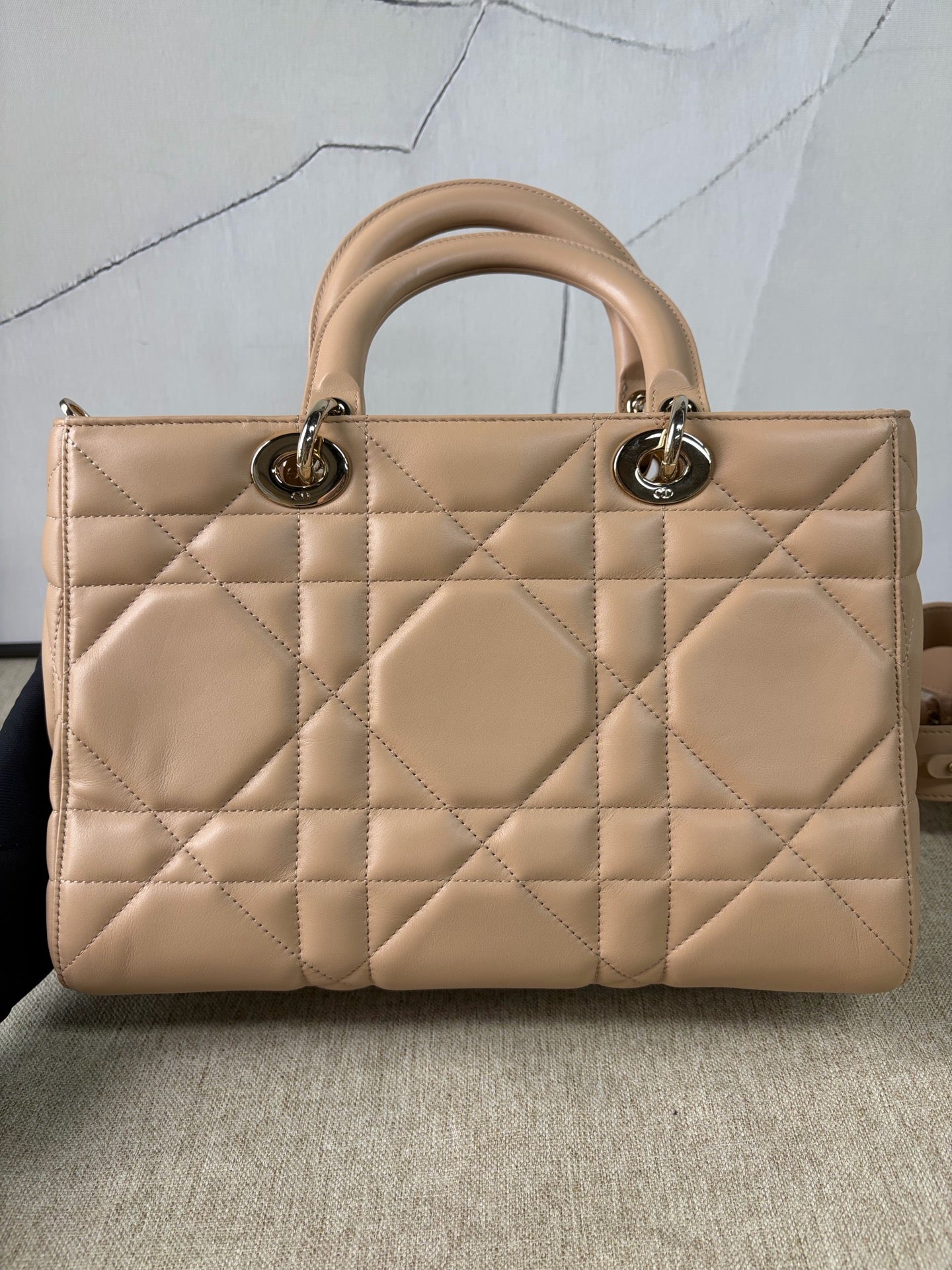 Dior - Lady D-sire My ABCDior - Leather - Beige - (medium)