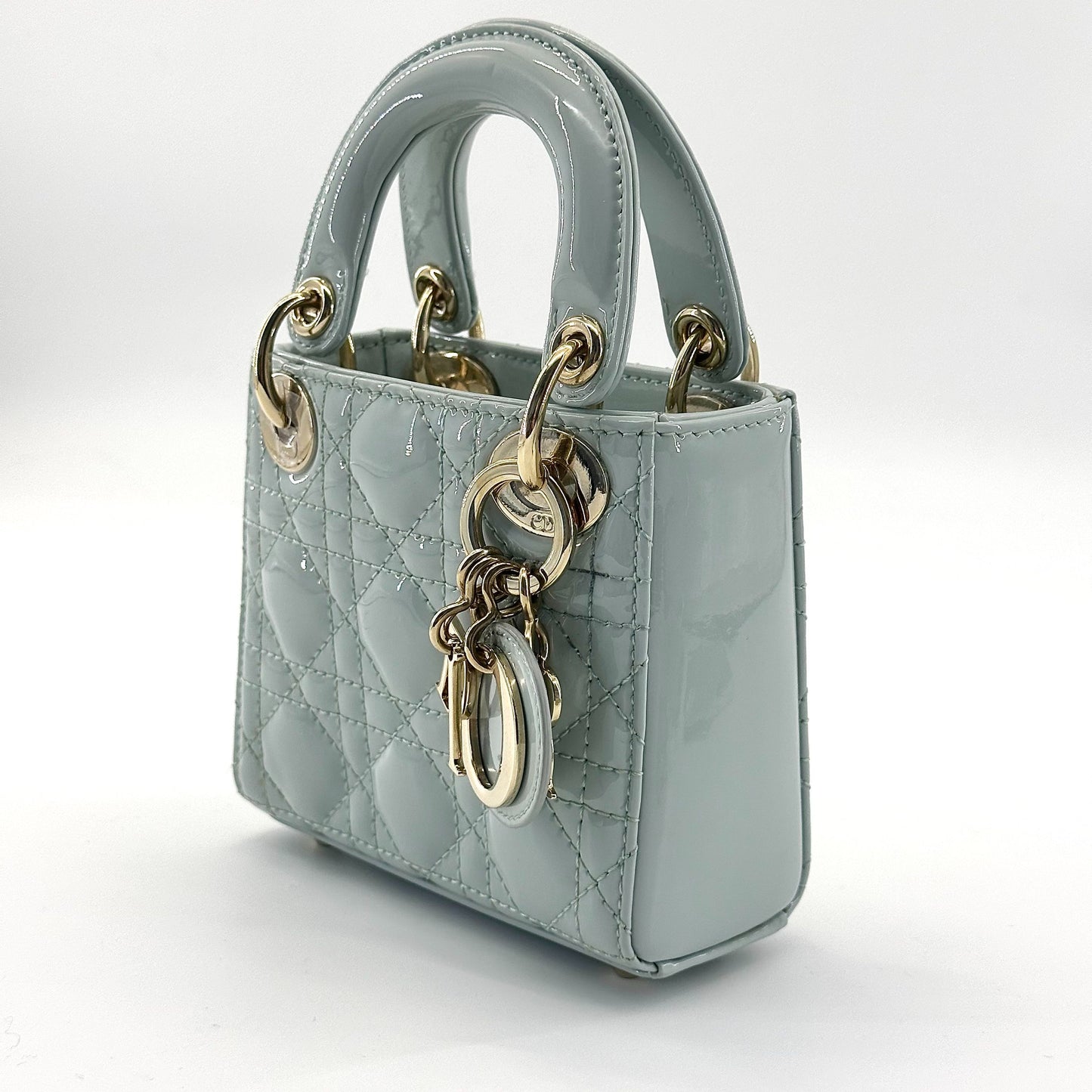 Dior - Lady Dior - Patent leather - Blue