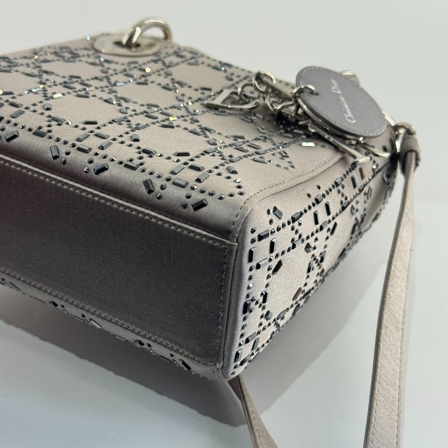 Dior - Lady Dior - Satin - Grey