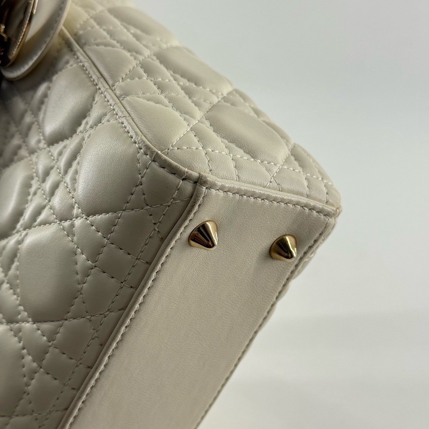 Dior - Lady Dior - Leather - White