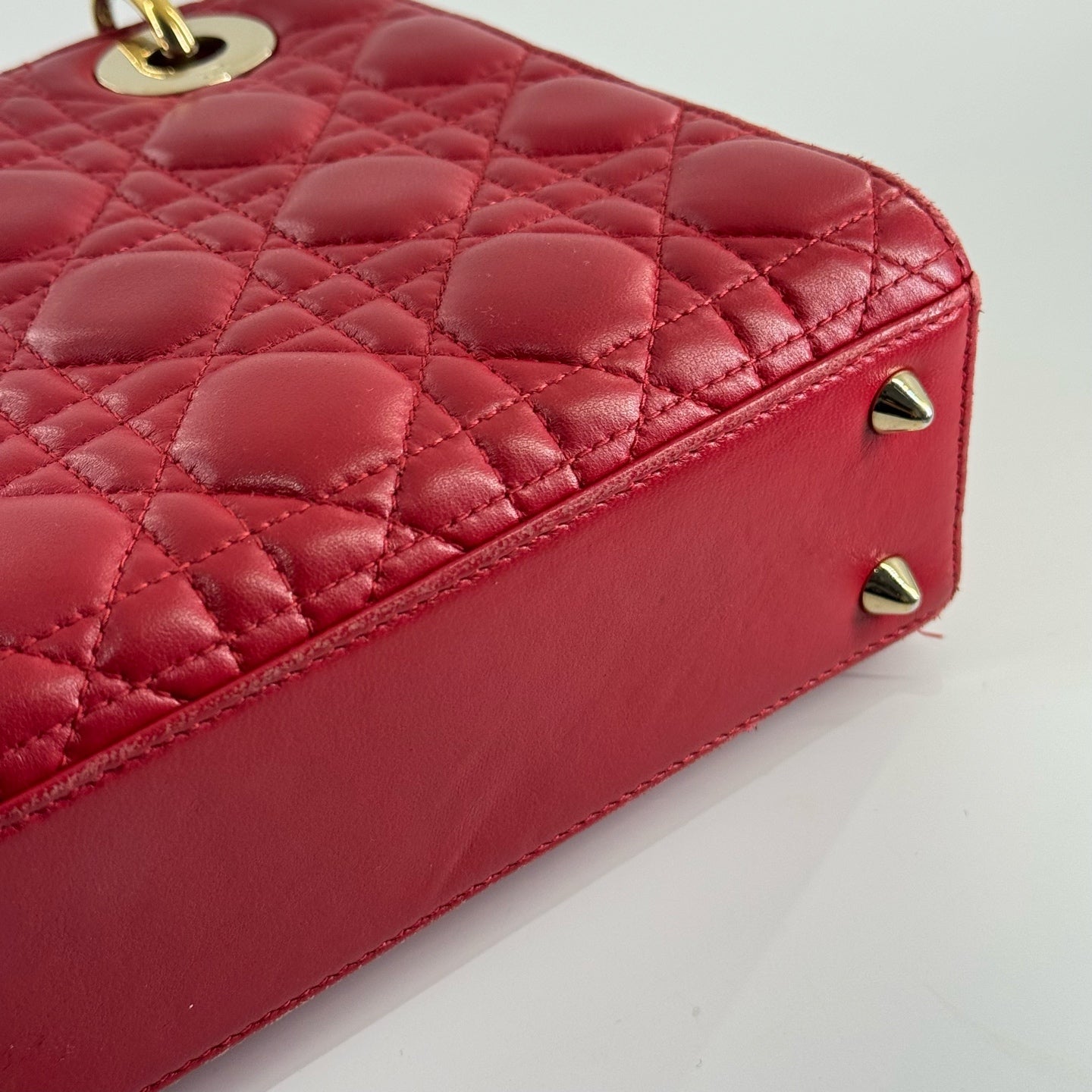 Dior - Lady Dior - Leather - Red