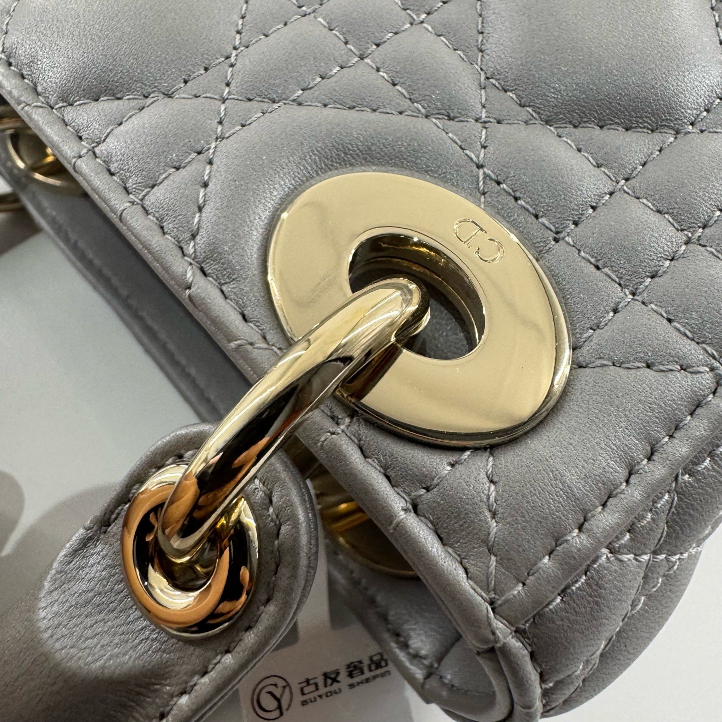 Dior - Lady Dior - Leather - Grey