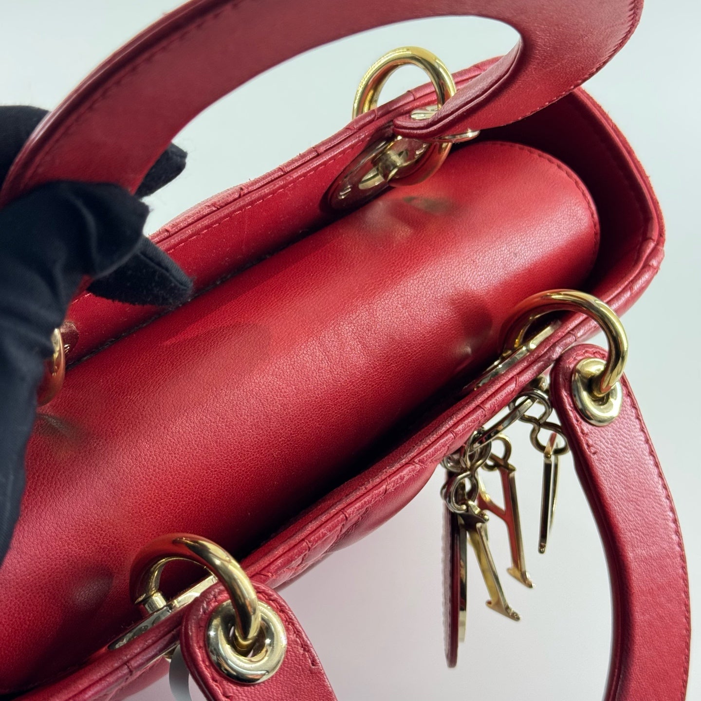 Dior - Lady Dior - Leather - Red