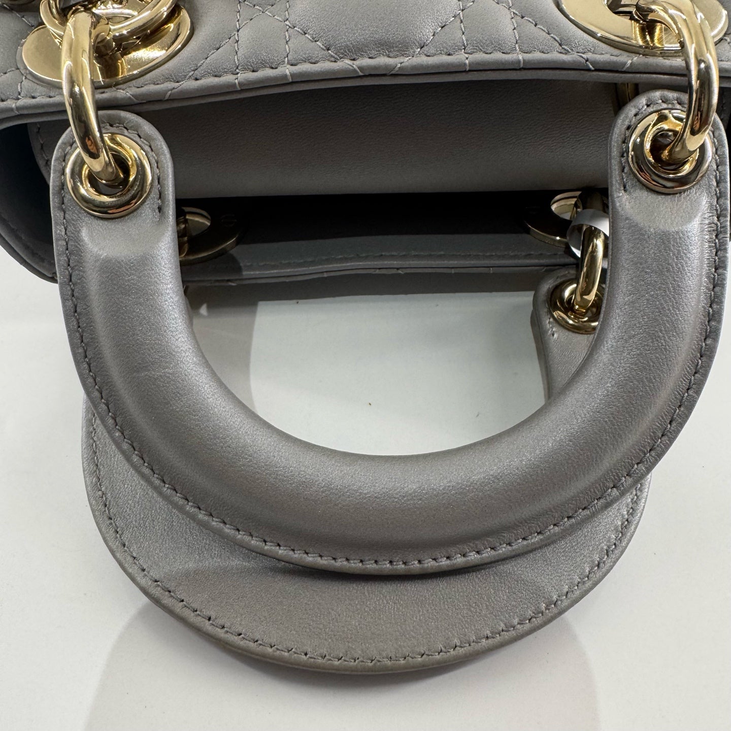 Dior - Lady Dior - Leather - Grey