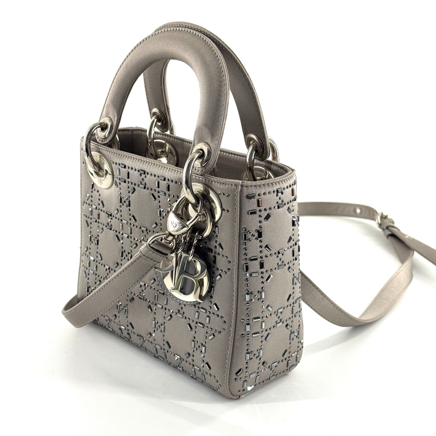 Dior - Lady Dior - Satin - Grey