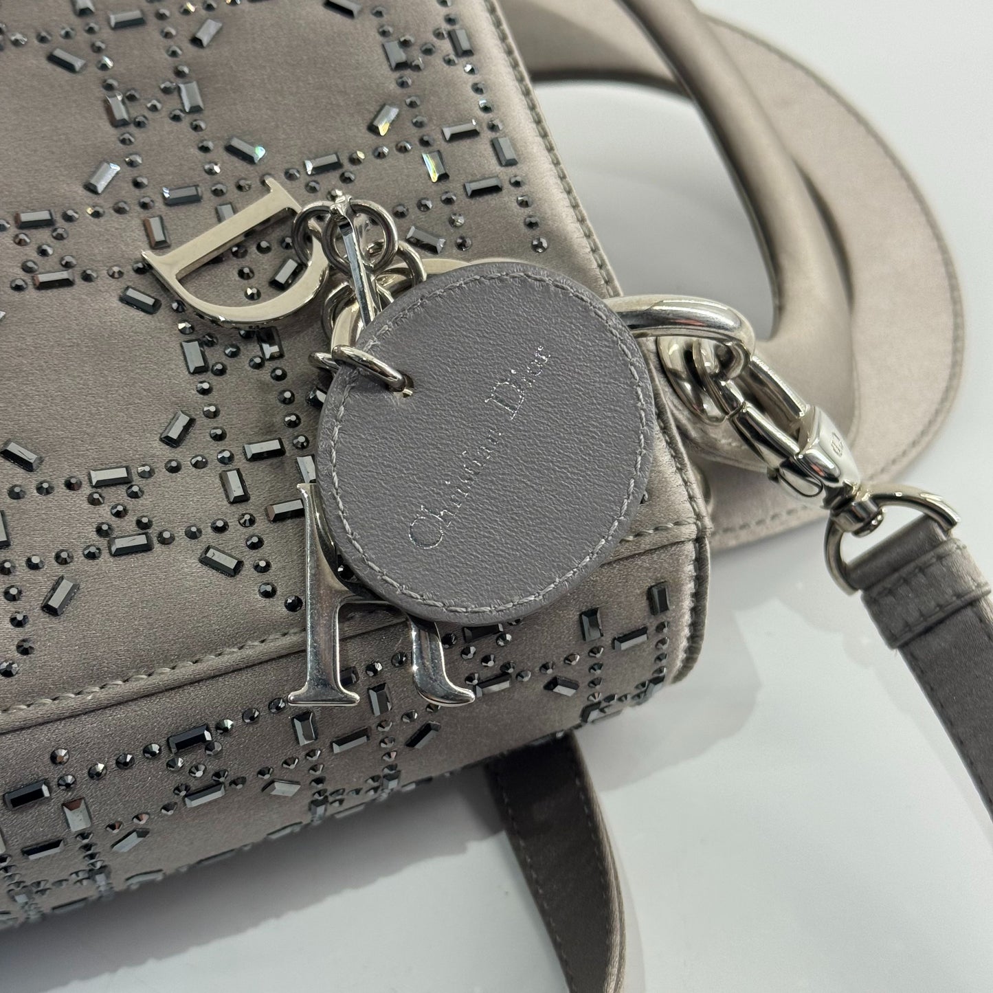 Dior - Lady Dior - Satin - Grey