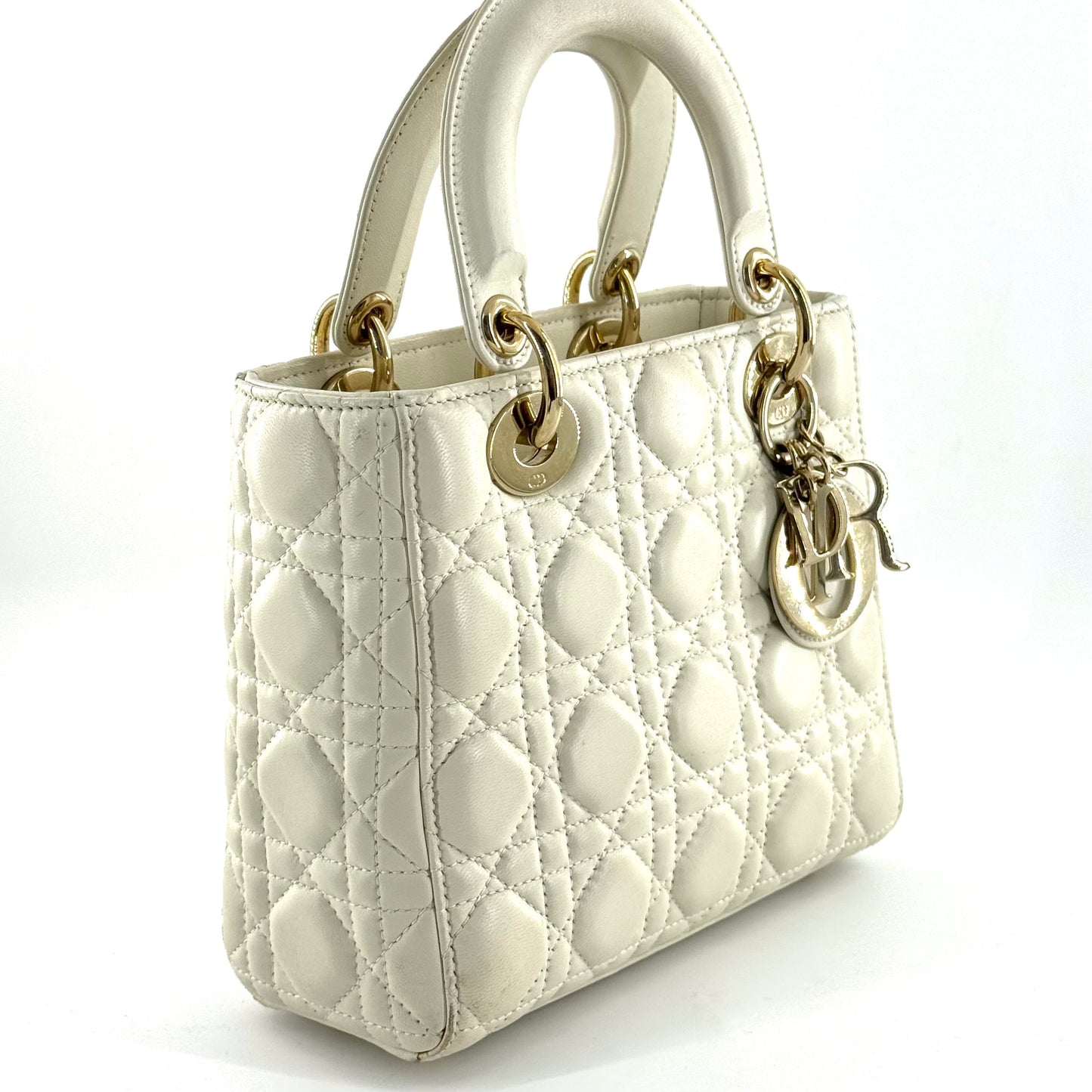 Dior - Lady Dior - Leather - White
