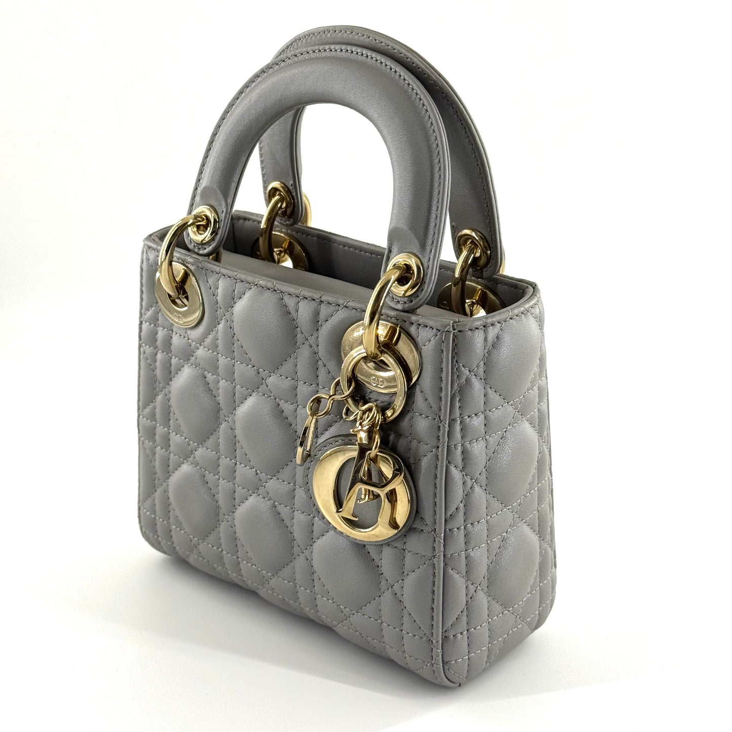 Dior - Lady Dior - Leather - Grey