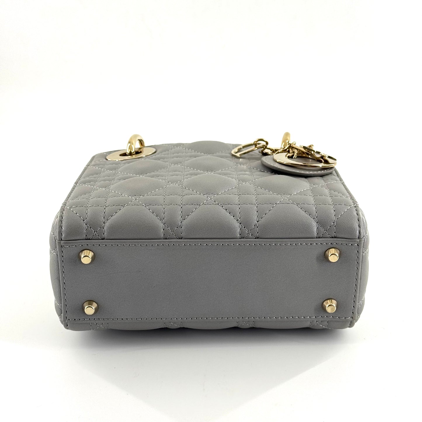 Dior - Lady Dior - Leather - Grey