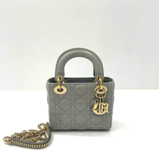 Dior - Lady Dior - Leather - Grey