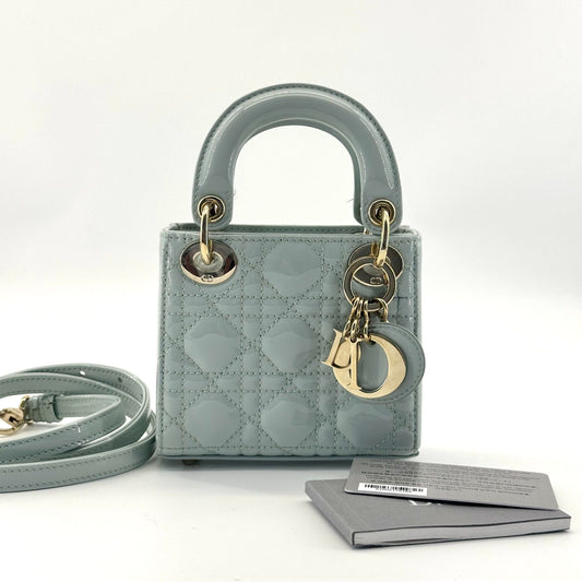 Dior - Lady Dior - Patent leather - Blue