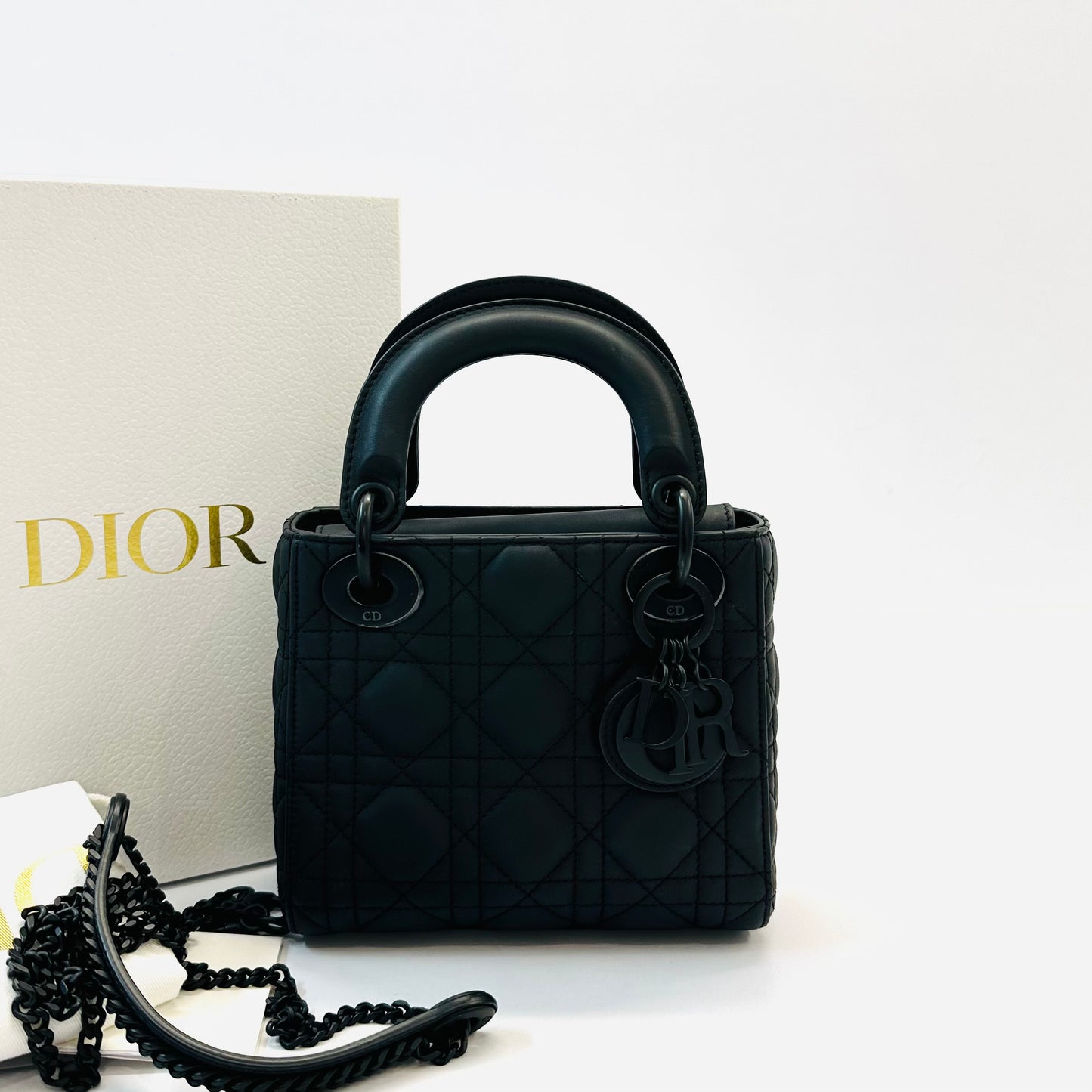 Dior - Lady Dior - Leather - Black