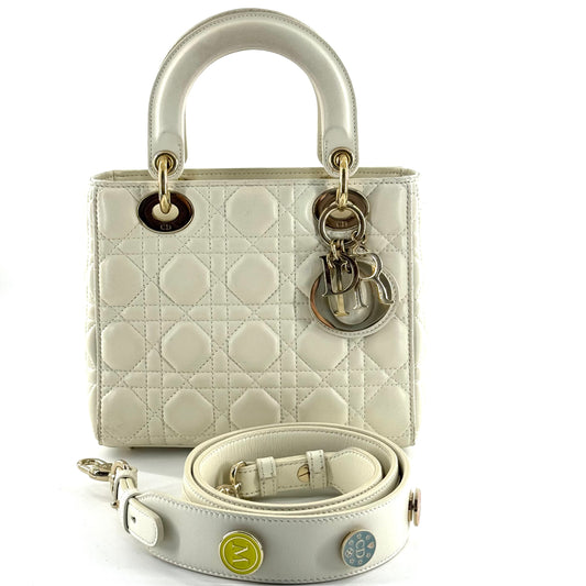 Dior - Lady Dior - Leather - White