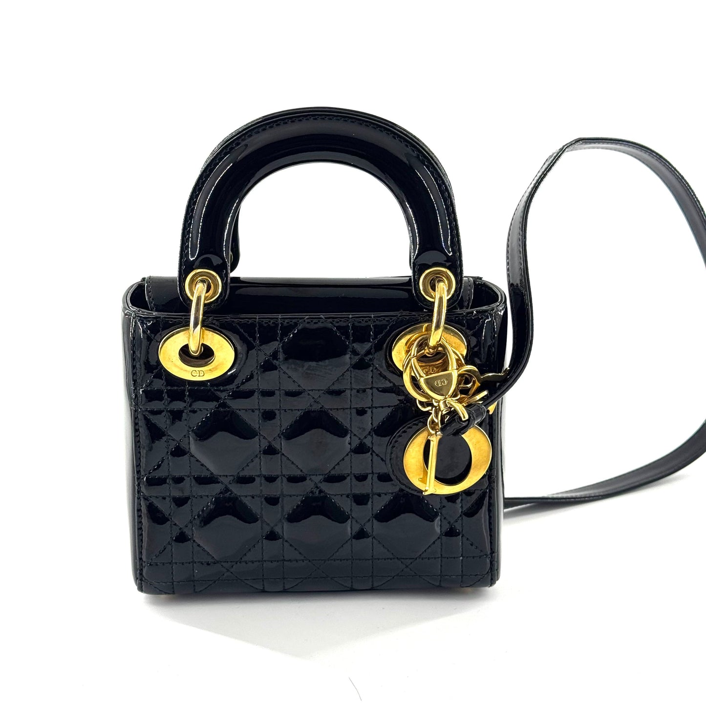 Dior - Lady Dior - Patent leather - Black