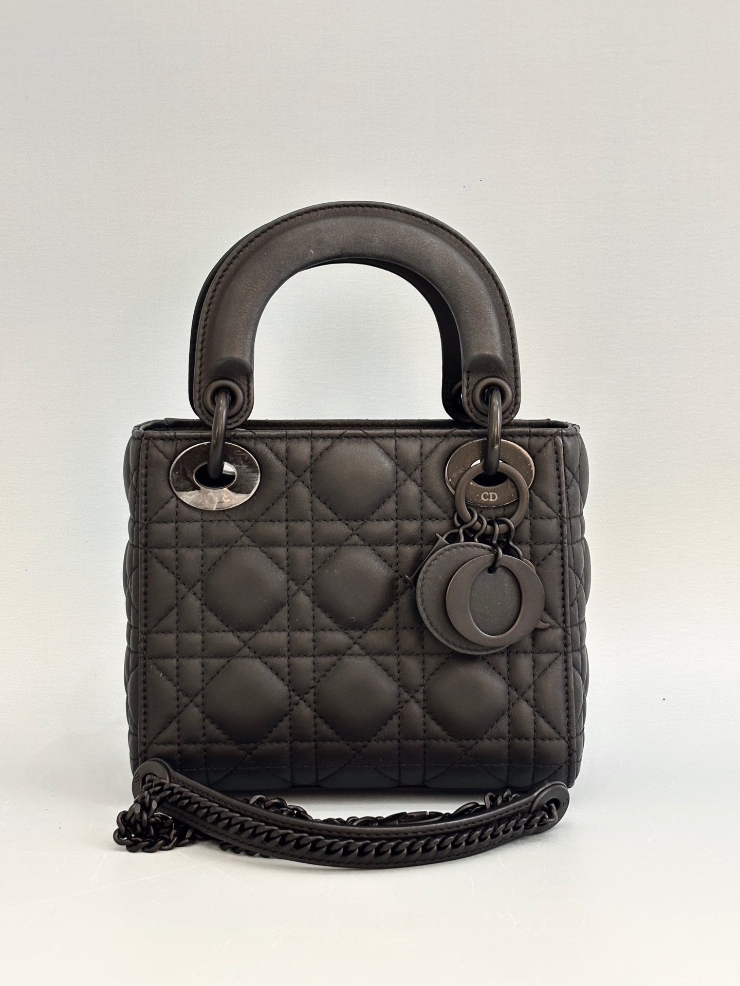 DIOR - Lady Dior - Leather - Black