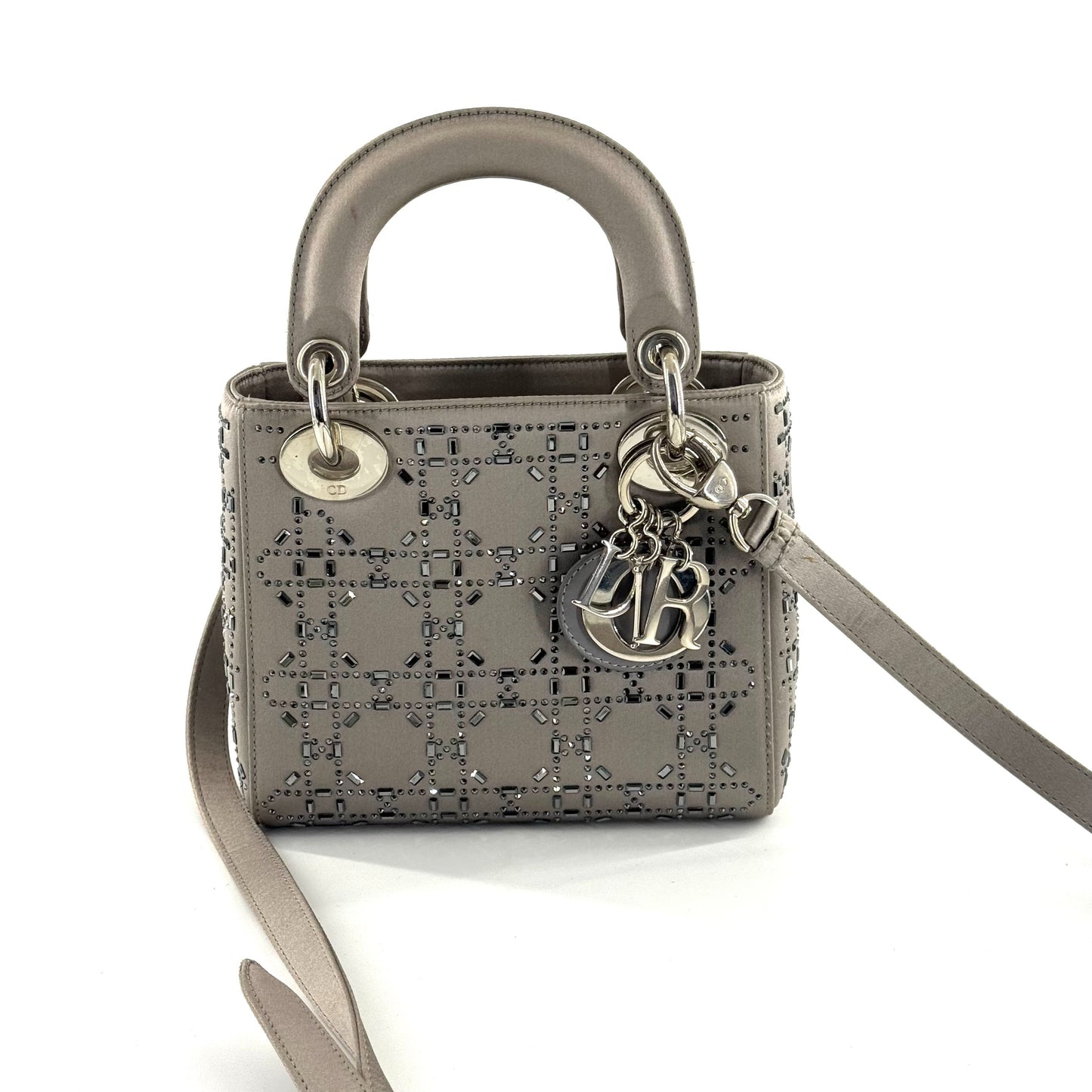 Dior - Lady Dior - Satin - Grey