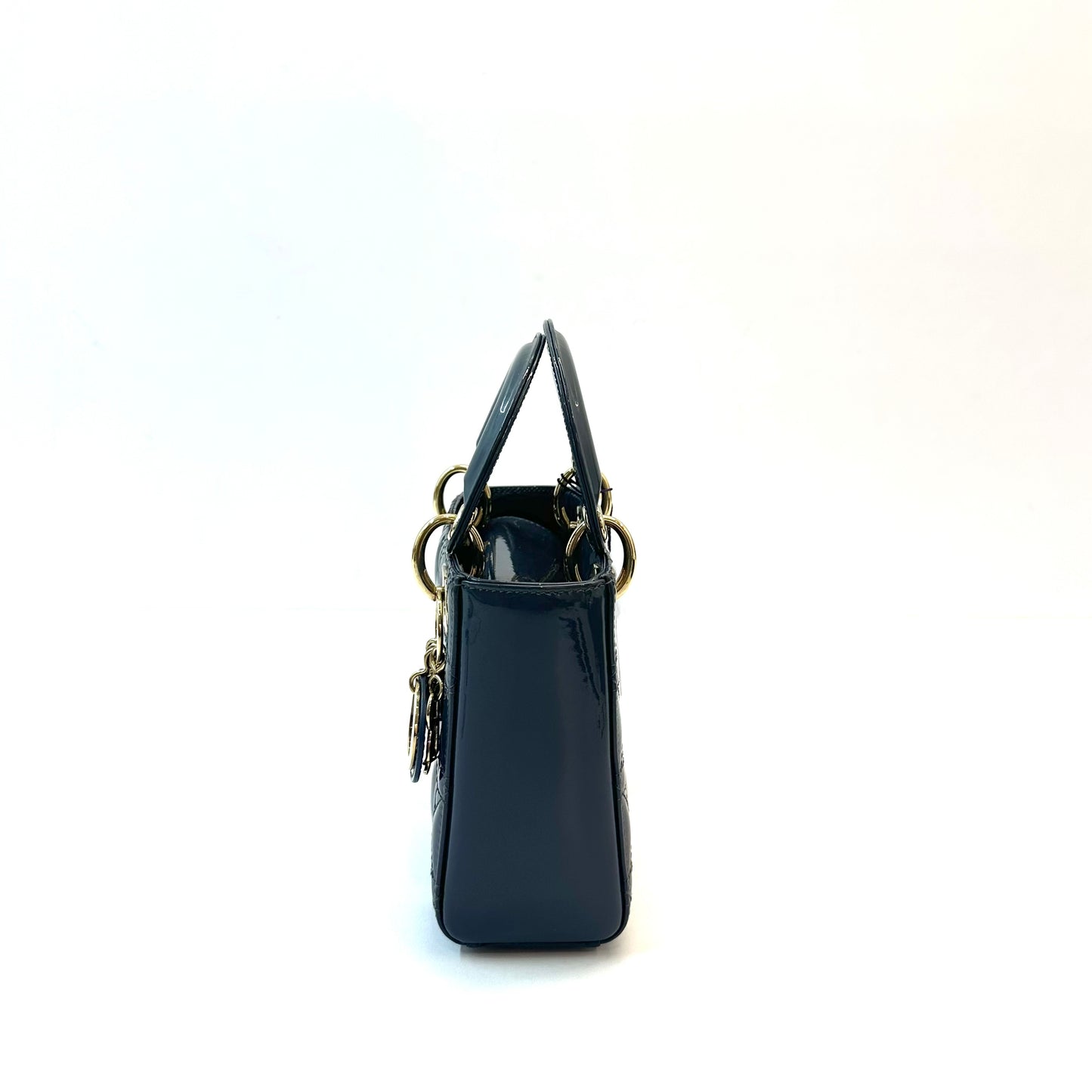 Dior - Lady Dior - Patent leather - Navy
