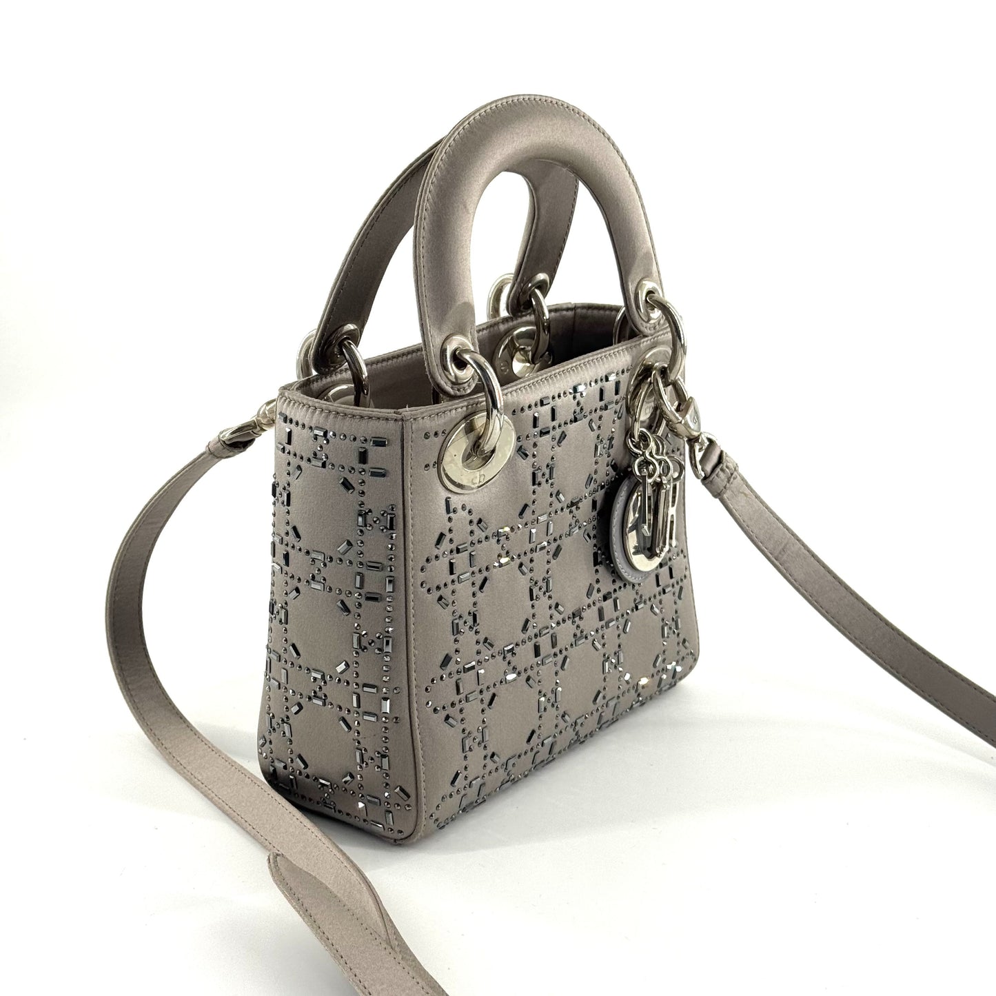 Dior - Lady Dior - Satin - Grey