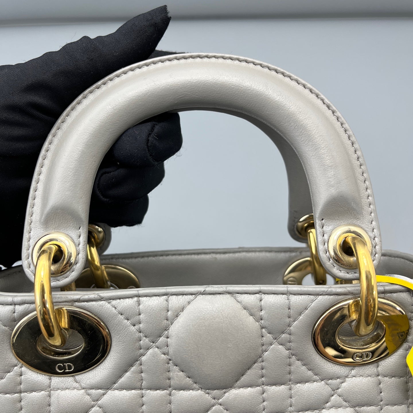Dior - Lady Dior - Leather - Grey